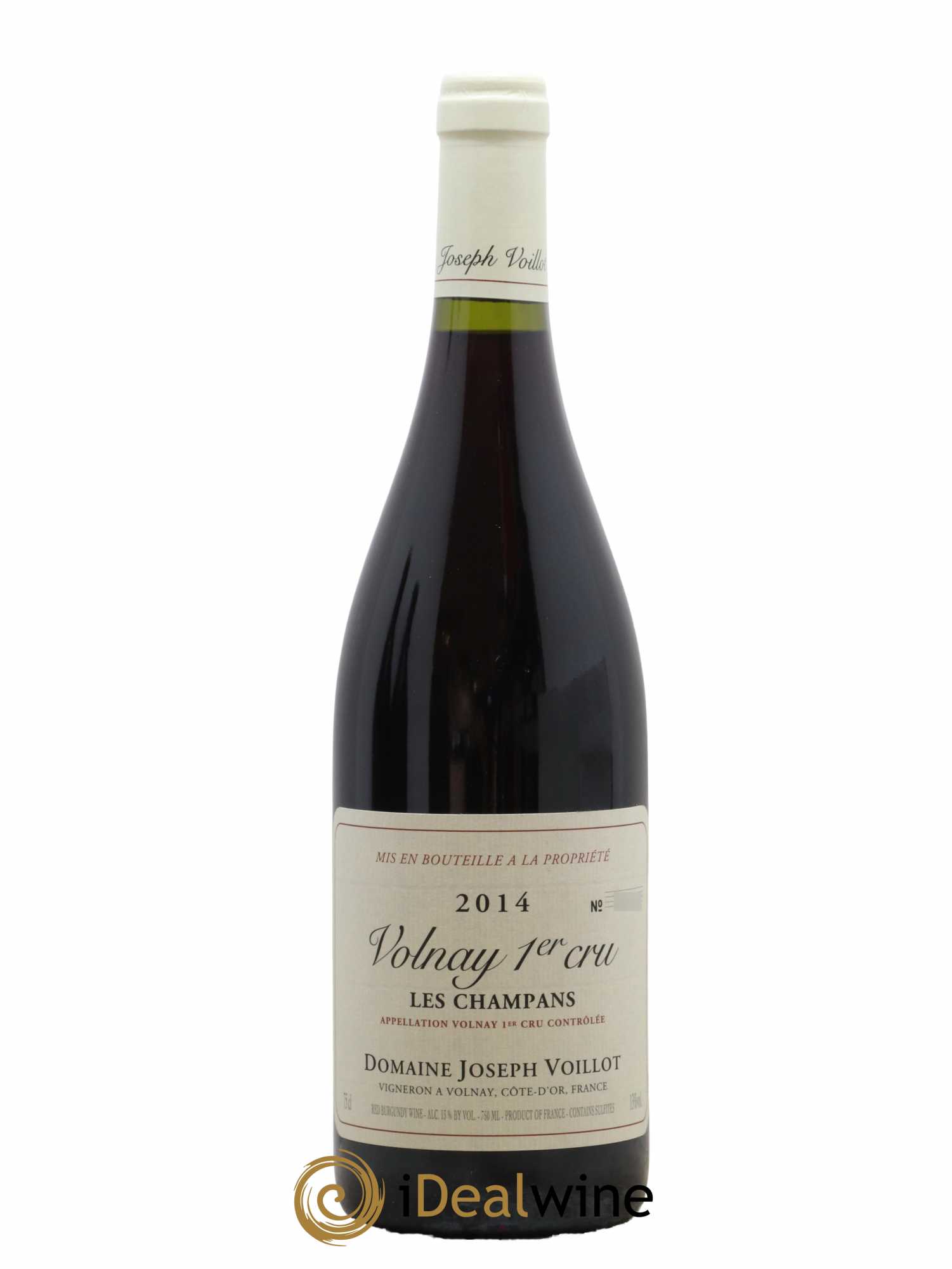 Volnay 1er Cru les Champans Joseph Voillot (Domaine) 2014 - Lot de 1 bouteille - 0