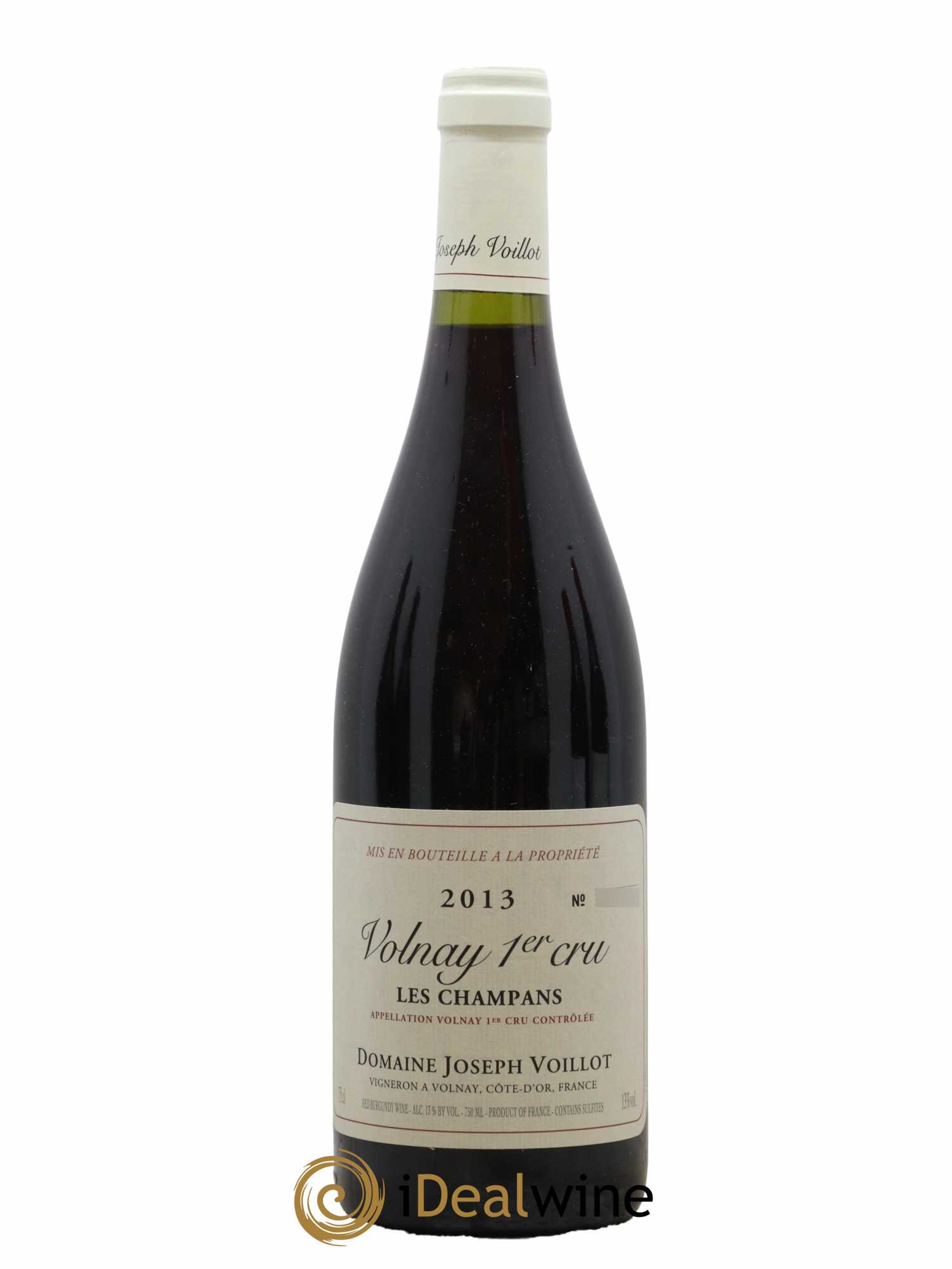Volnay 1er Cru les Champans Joseph Voillot (Domaine) 2013 - Lot de 1 bouteille - 0