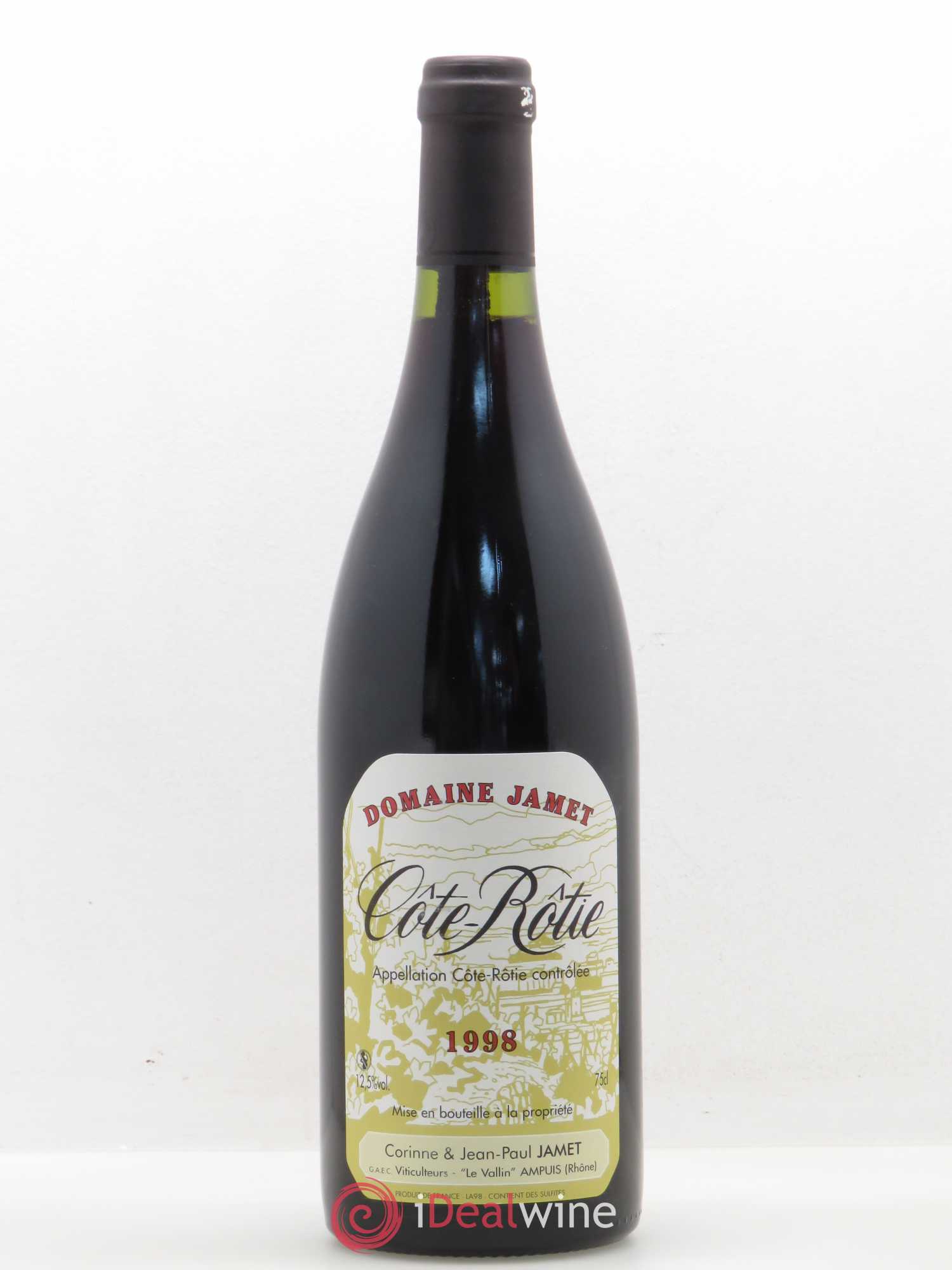 Côte-Rôtie Jamet (Domaine) 1998 - Lot de 1 bouteille - 0