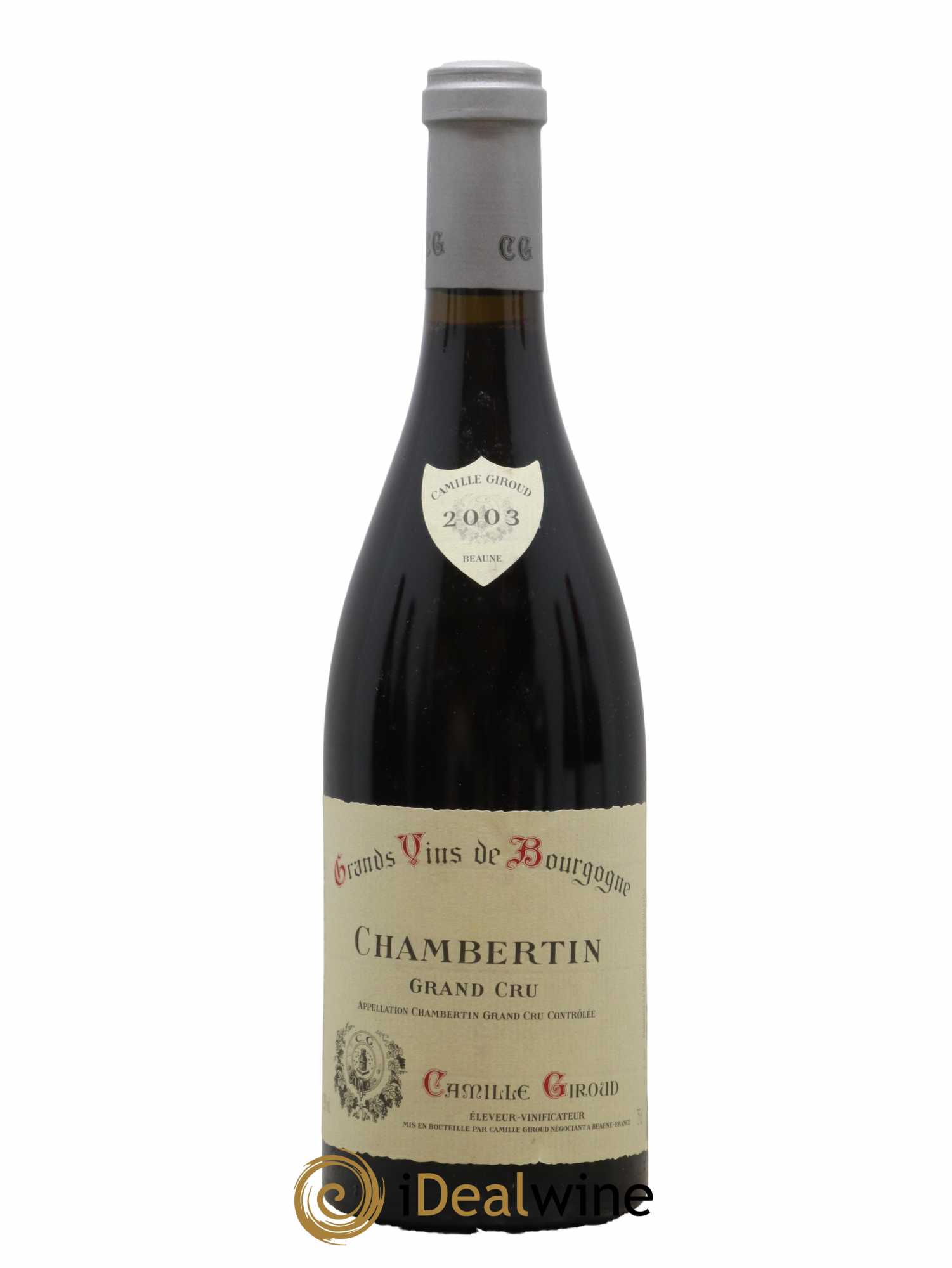 Chambertin Grand Cru Camille Giroud (Domaine) 2003 - Lot de 1 bouteille - 0