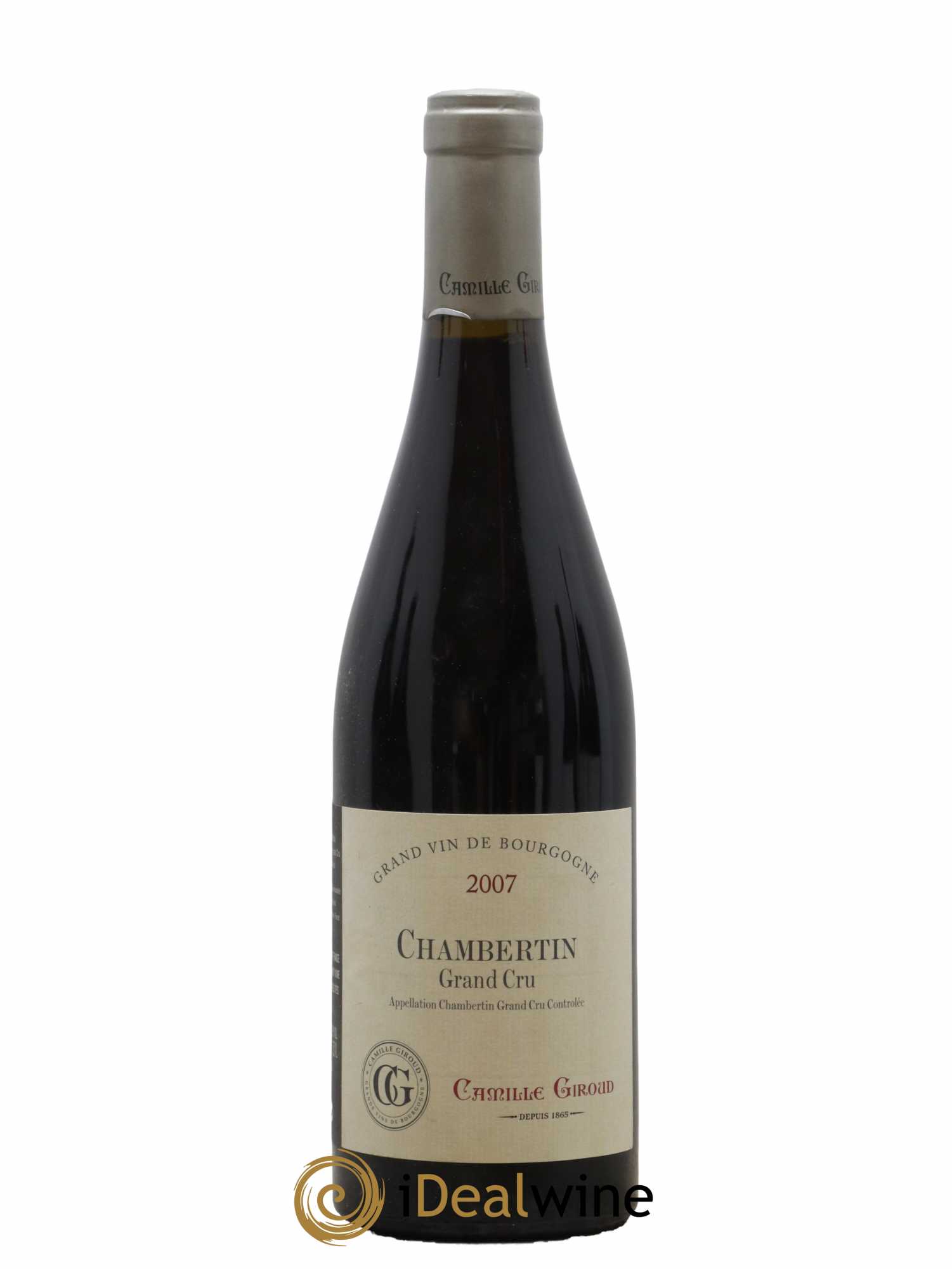 Chambertin Grand Cru Camille Giroud (Domaine) 2007 - Lot de 1 bouteille - 0