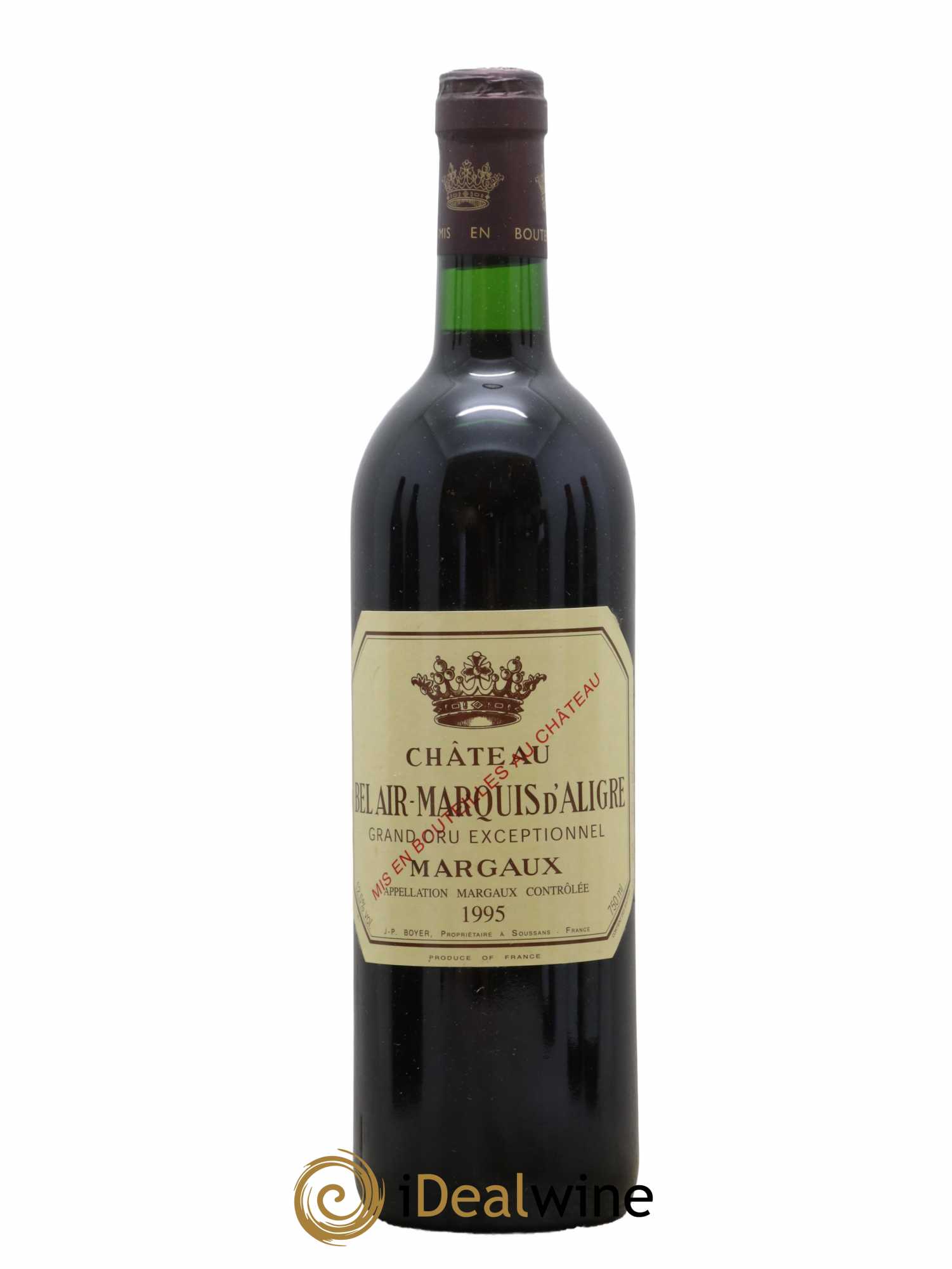 Château Bel Air Marquis d'Aligre 1995 - Lot de 1 bouteille - 0