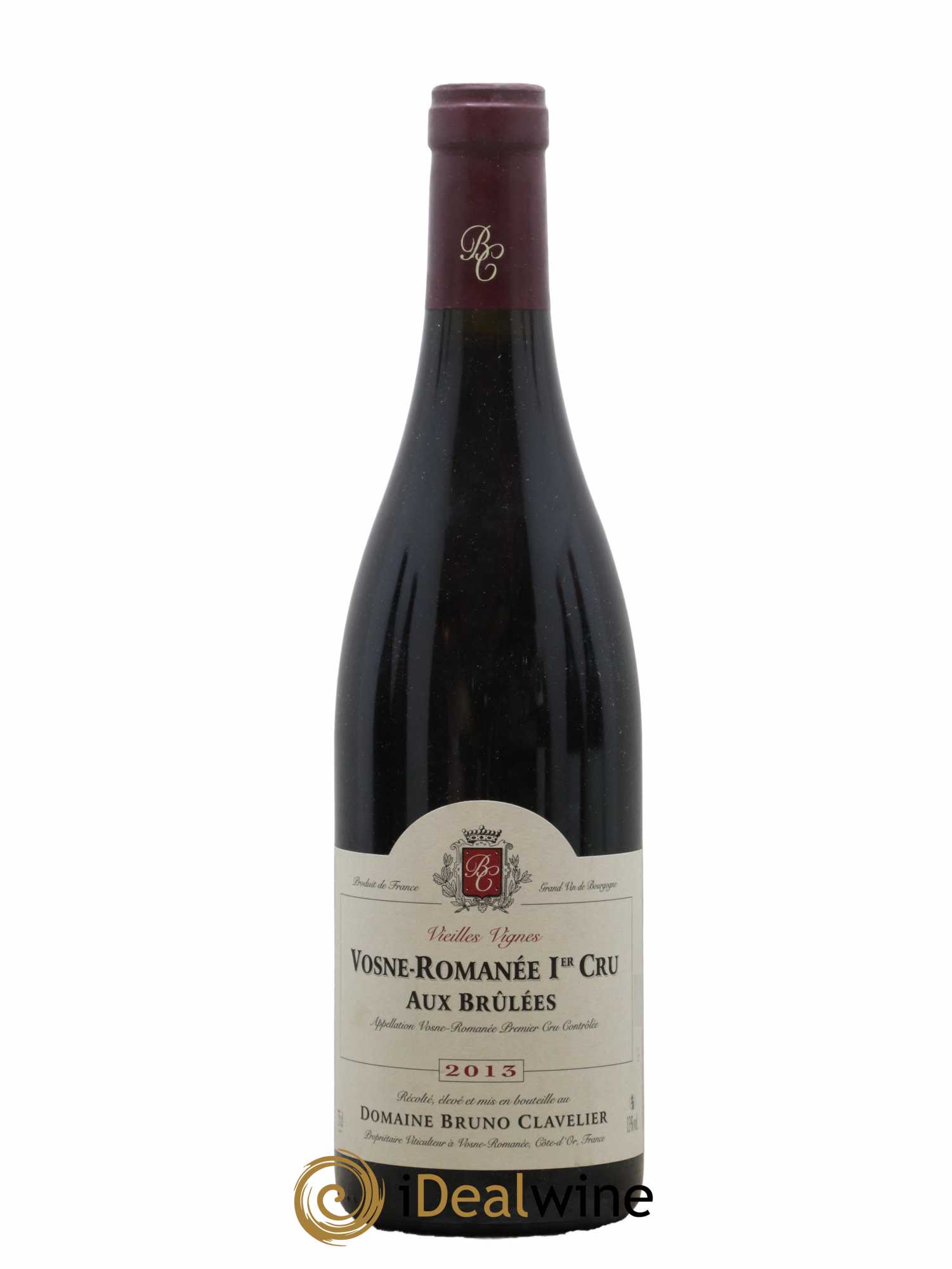 Vosne-Romanée 1er Cru Aux Brulées Vieilles Vignes Bruno Clavelier 2013 - Lot de 1 bouteille - 0