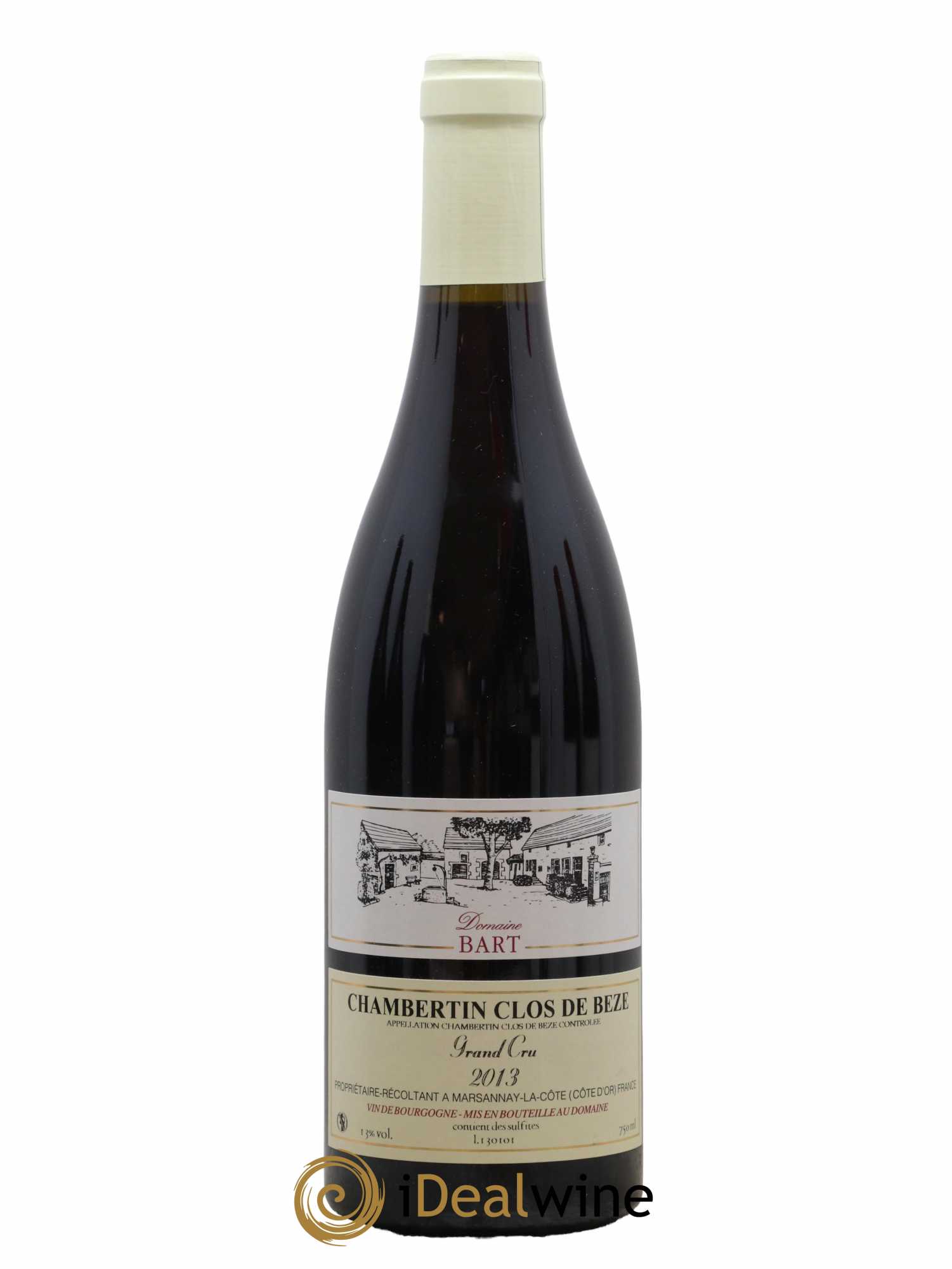 Chambertin Clos de Bèze Grand Cru Bart (Domaine) 2013 - Lot de 1 bouteille - 0