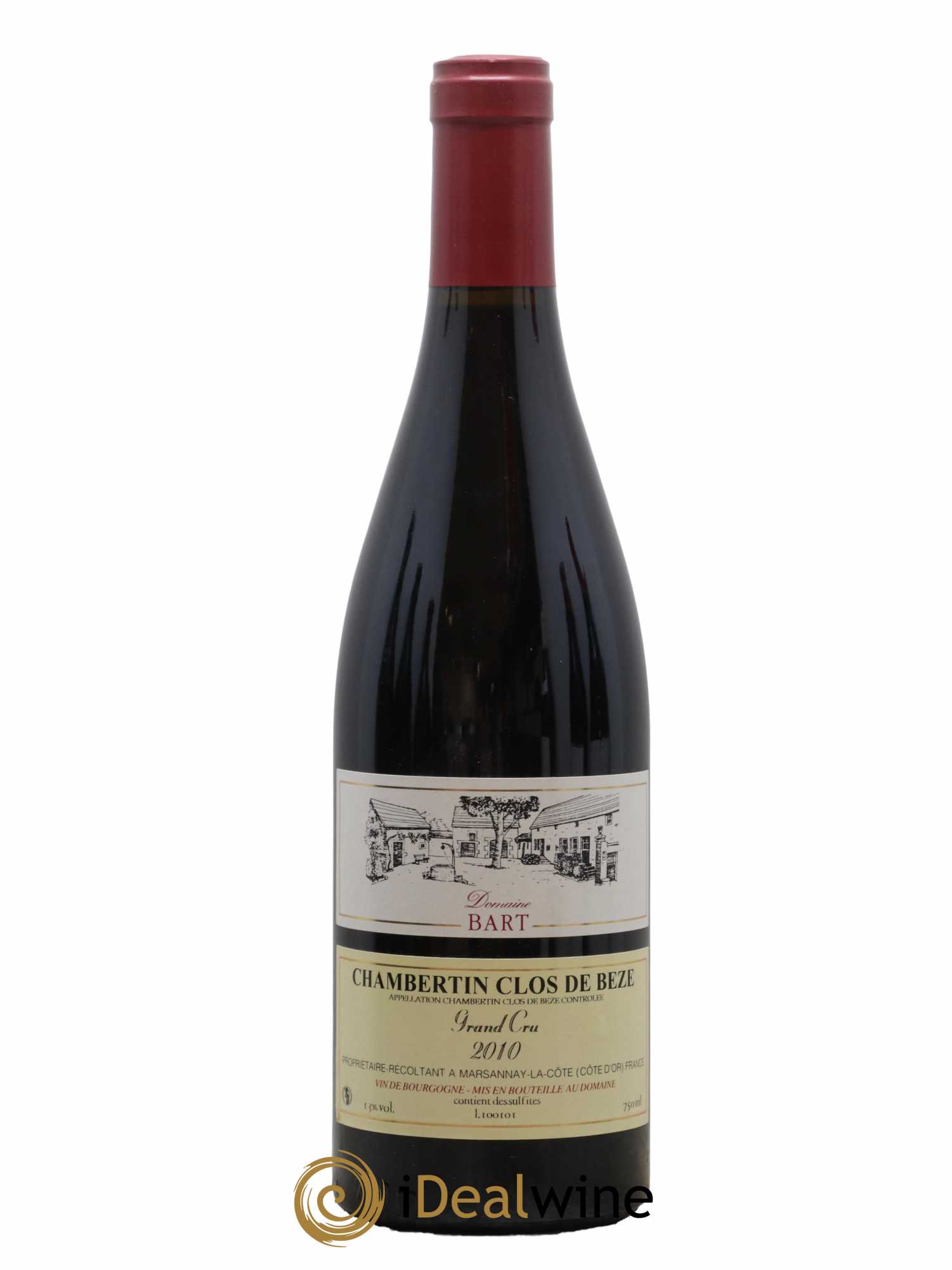 Chambertin Clos de Bèze Grand Cru Bart (Domaine) 2010 - Lot de 1 bouteille - 0