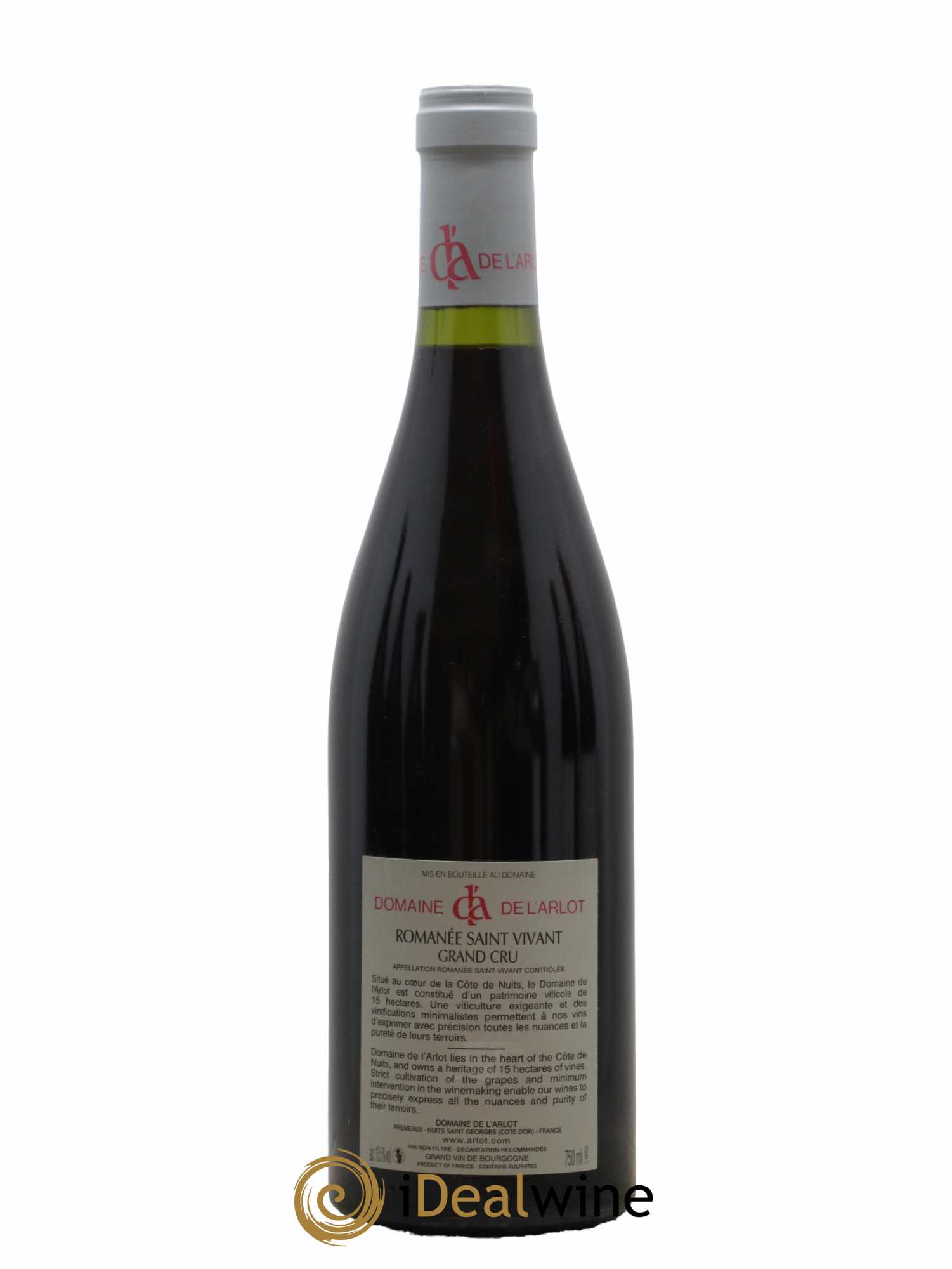Romanée-Saint-Vivant Grand Cru Domaine de l'Arlot 2013 - Lot de 1 bouteille - 1