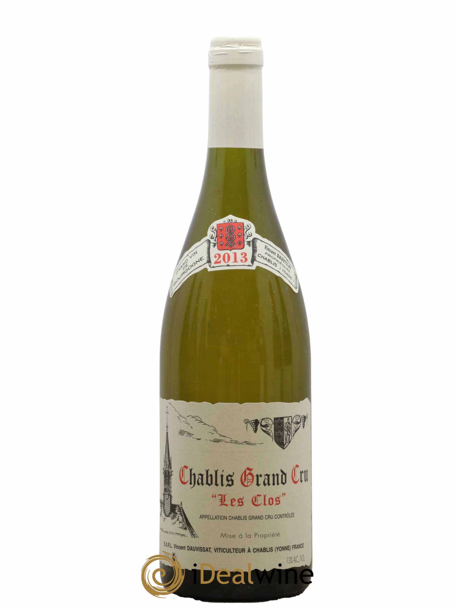 Chablis Grand Cru Les Clos Vincent Dauvissat (Domaine) 2013 - Lot de 1 bouteille - 0