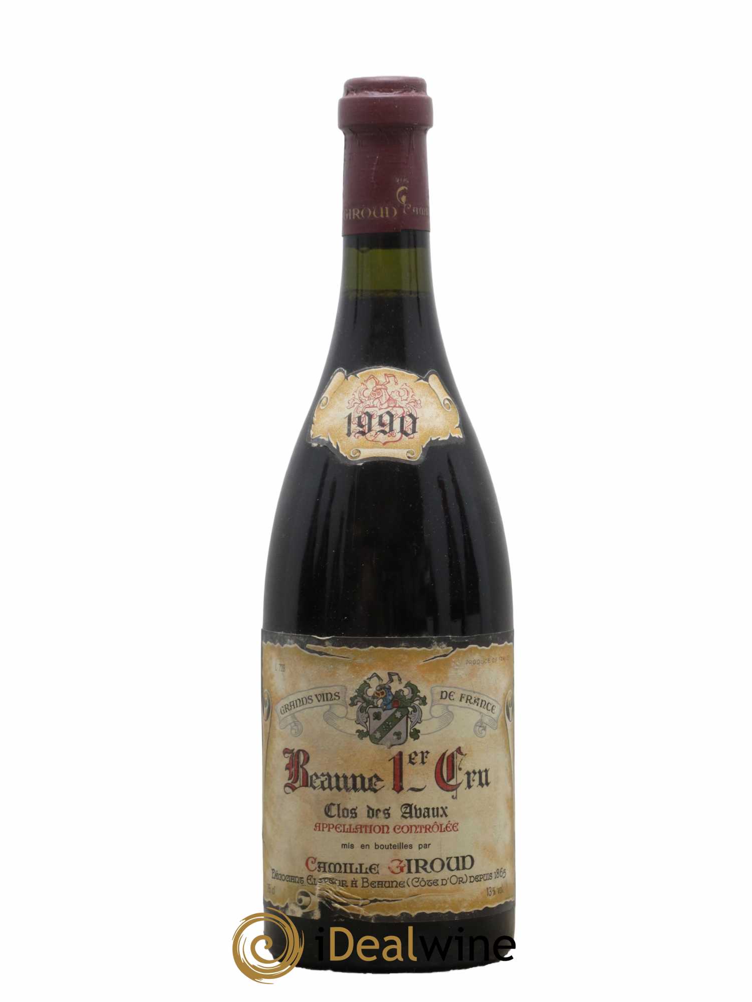 Beaune 1er Cru Clos Des Avaux Camille Giroud 1990 - Lotto di 1 bottiglia - 0