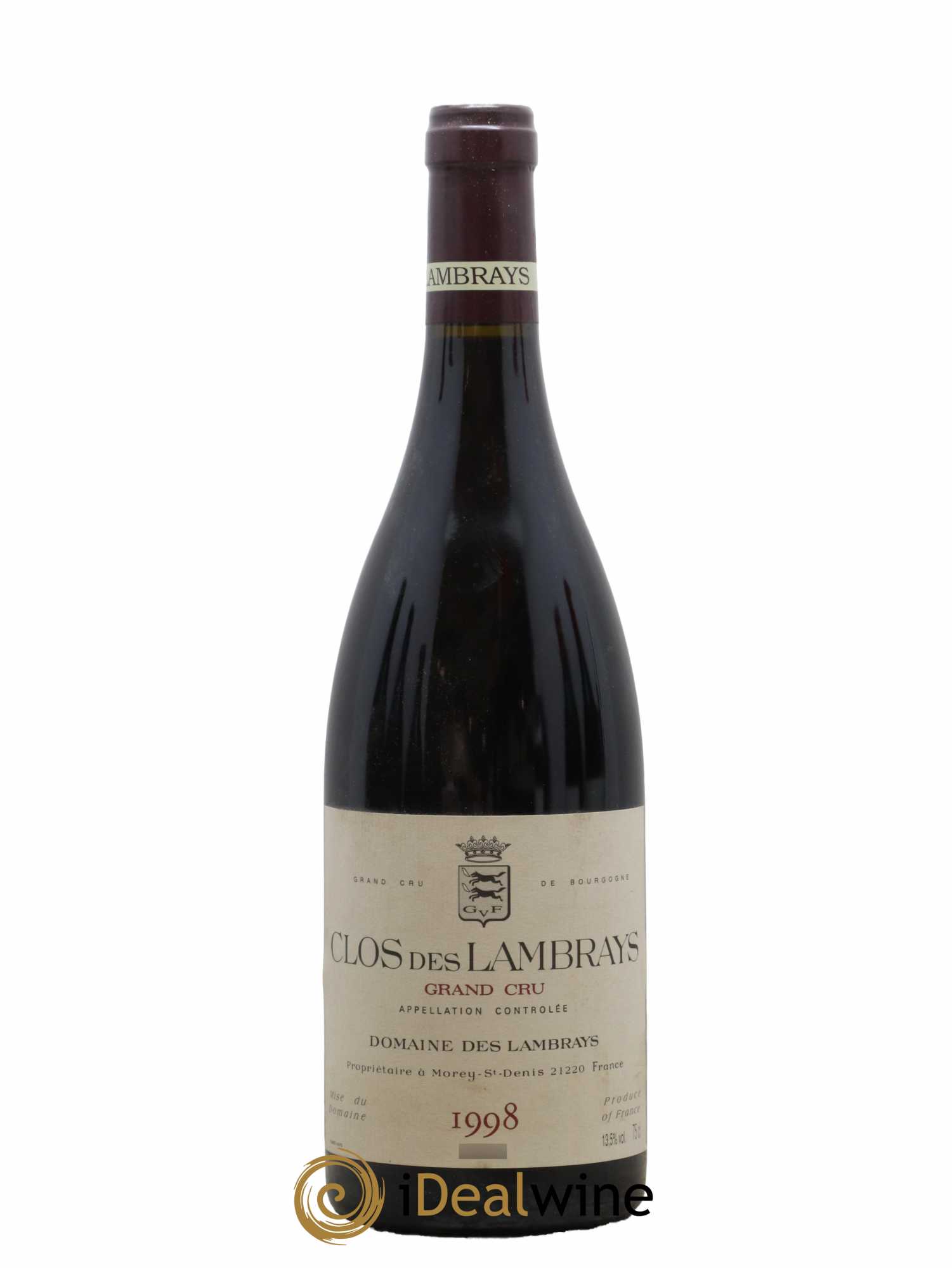 Clos des Lambrays Grand Cru Domaine des Lambrays 1998 - Lot de 1 bouteille - 0