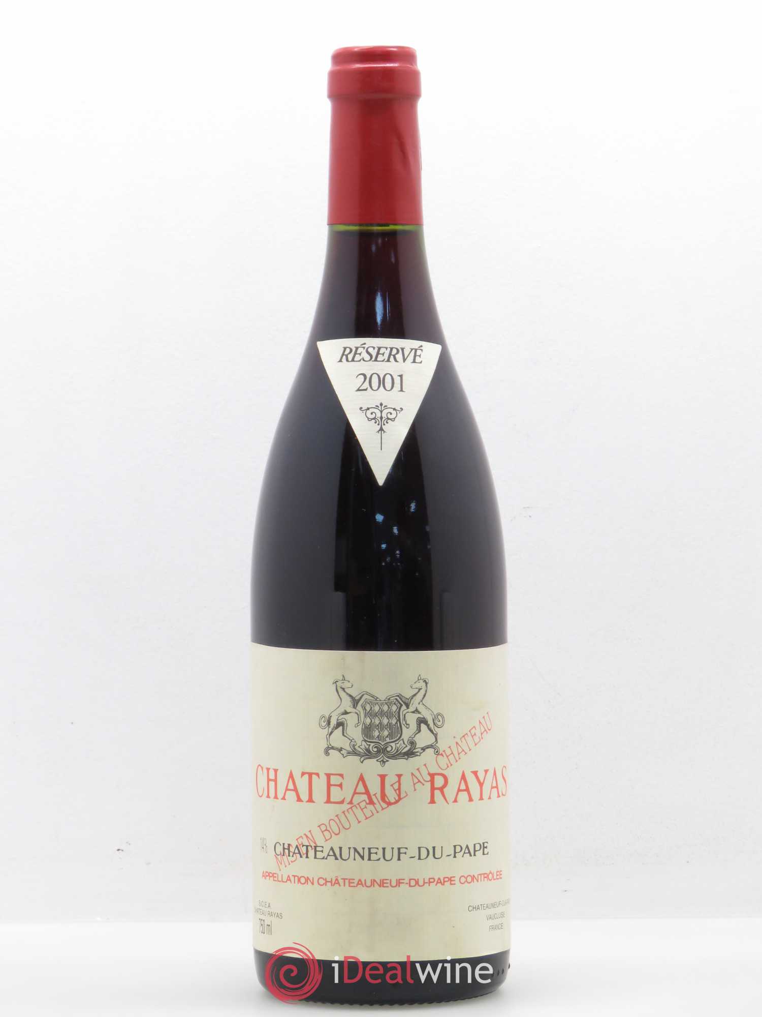 Châteauneuf-du-Pape Château Rayas Emmanuel Reynaud 2001 - Lot de 1 bouteille - 0