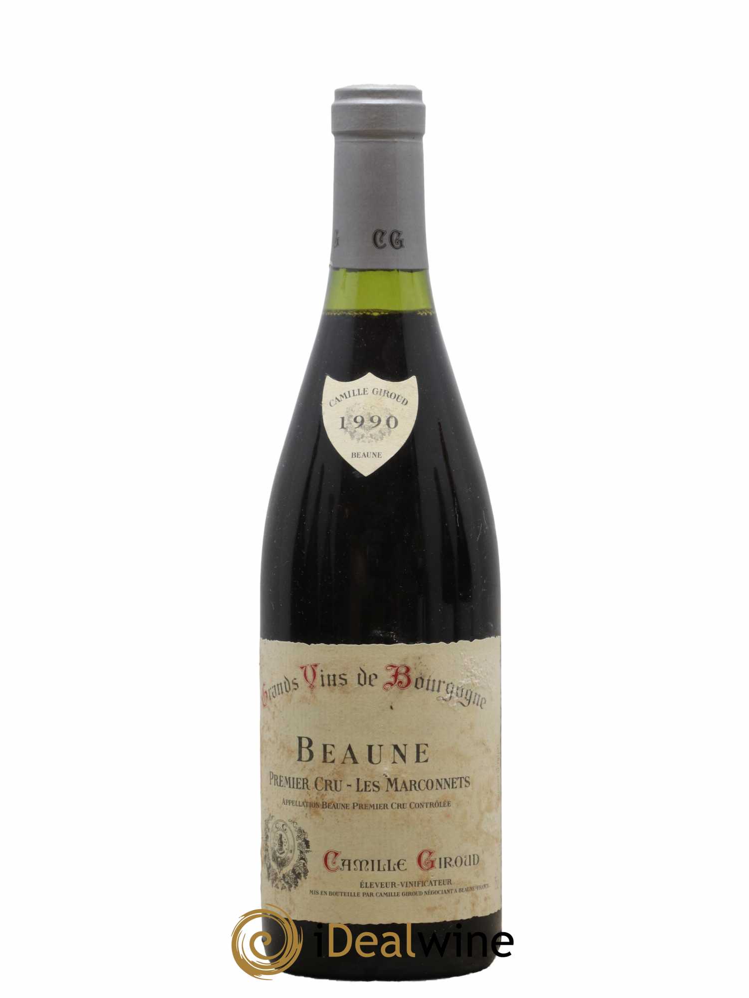 Beaune 1er Cru Les Marconnets Camille Giroud 1990 - Lot de 1 bouteille - 0