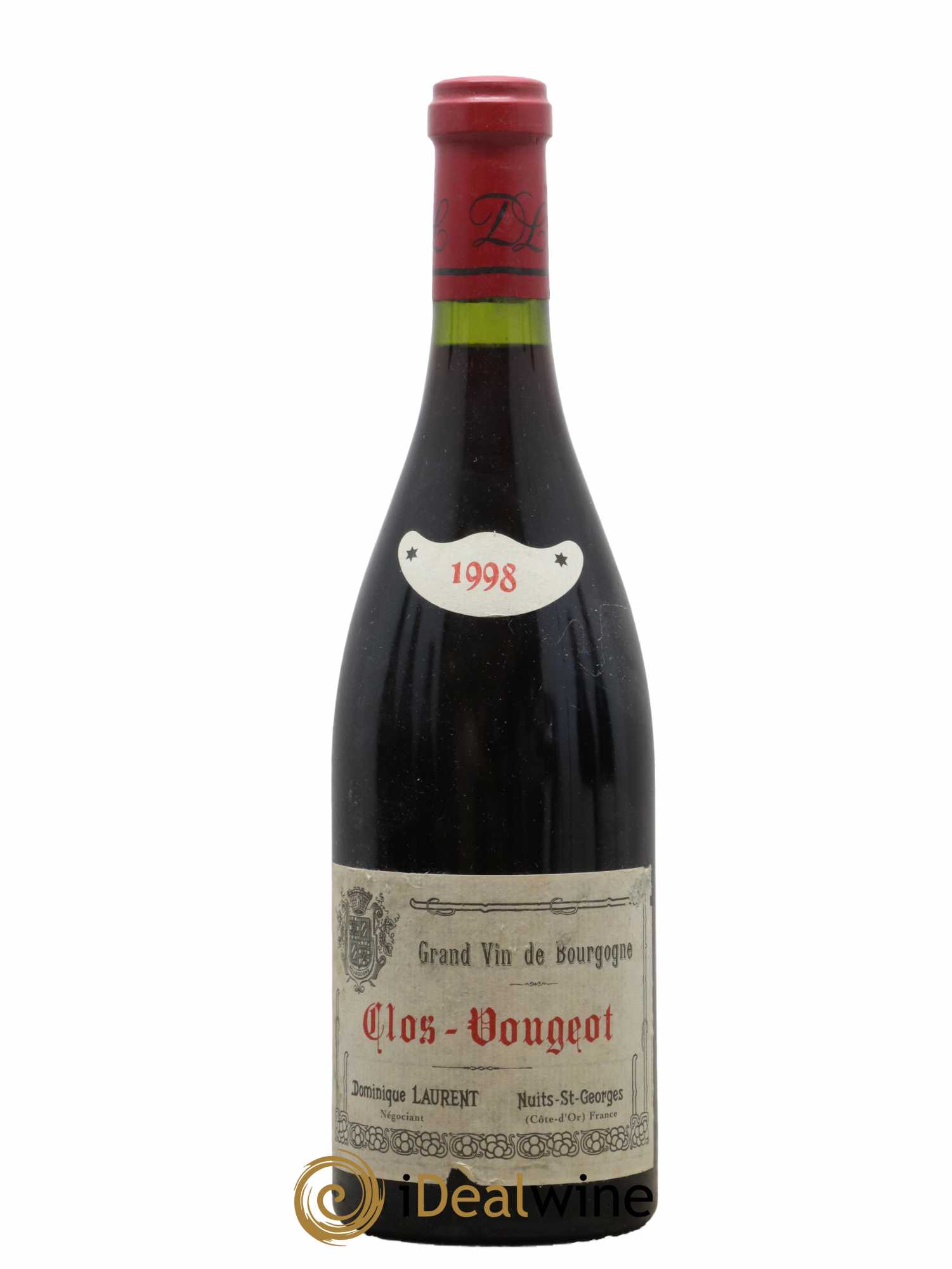 Clos de Vougeot Grand Cru Dominique Laurent 1998 - Lot de 1 bouteille - 0