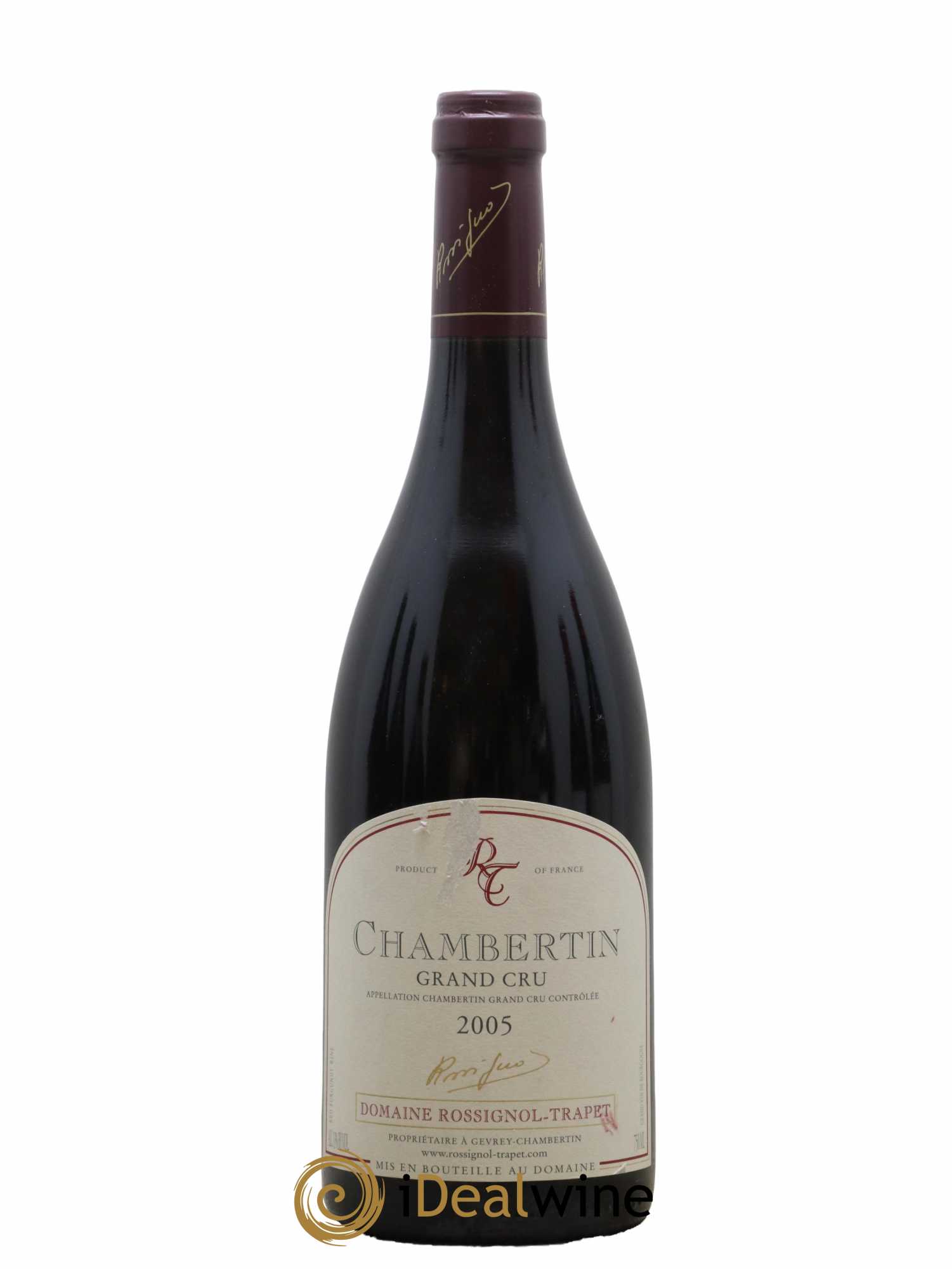 Chambertin Grand Cru Rossignol-Trapet (Domaine) 2005 - Lot de 1 bouteille - 0