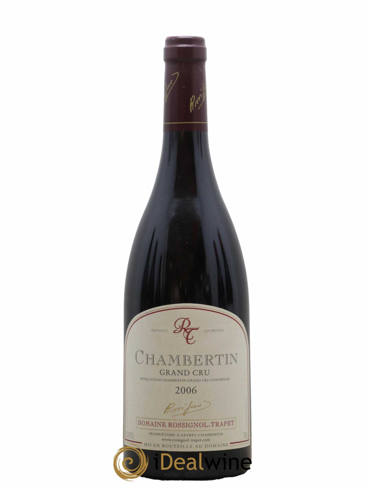 Chambertin Grand Cru Rossignol-Trapet (Domaine) 2006 - Lot de 1 bouteille - 0