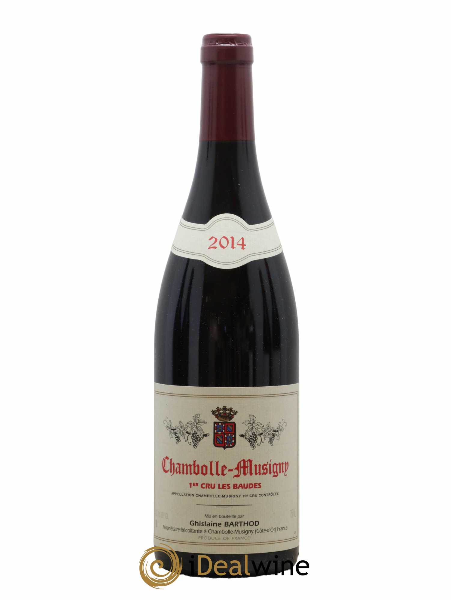 Chambolle-Musigny 1er Cru Les Baudes Ghislaine Barthod 2014 - Lot de 1 bouteille - 0