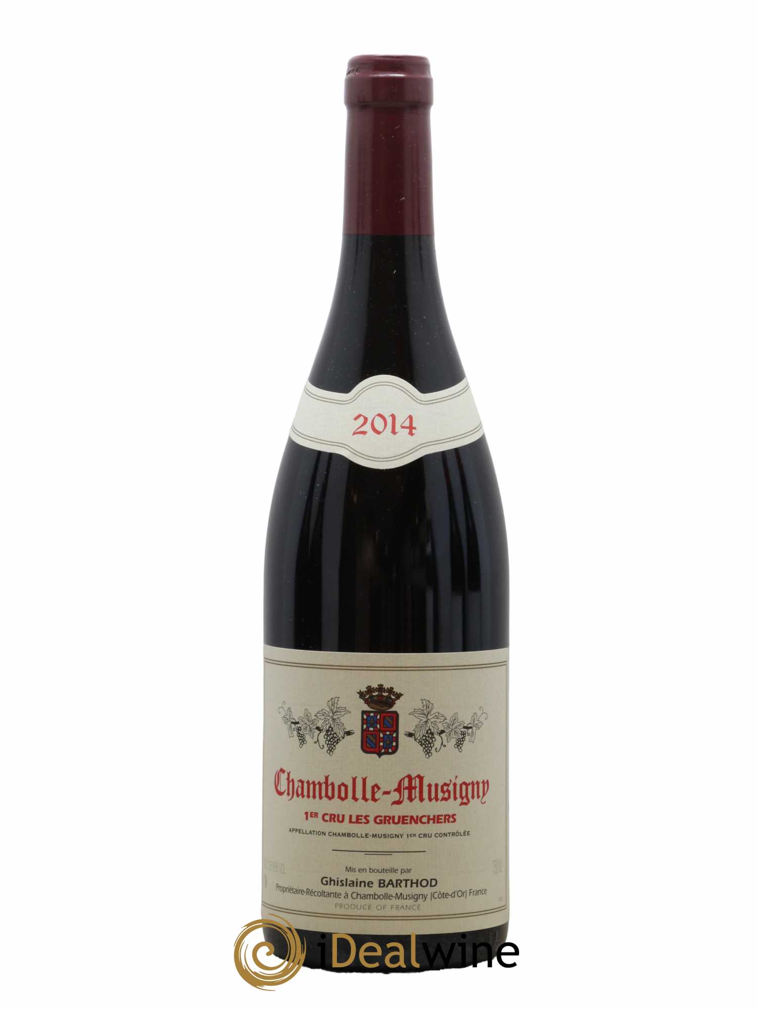 Chambolle-Musigny 1er Cru Les Gruenchers Ghislaine Barthod 2014 - Lot de 1 bouteille - 0