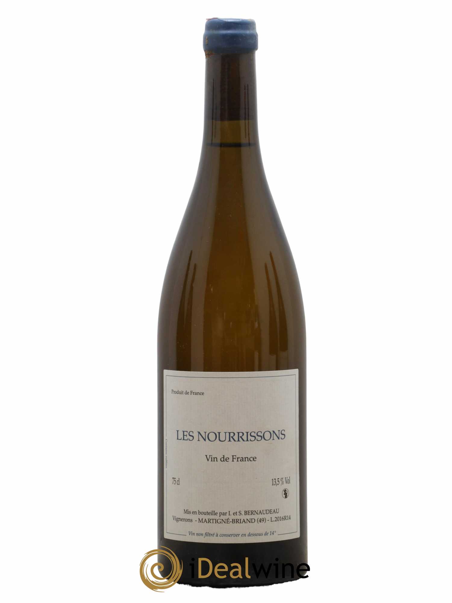 Vin de France Les Nourrissons Stéphane Bernaudeau 2016 - Lot of 1 bottle - 0