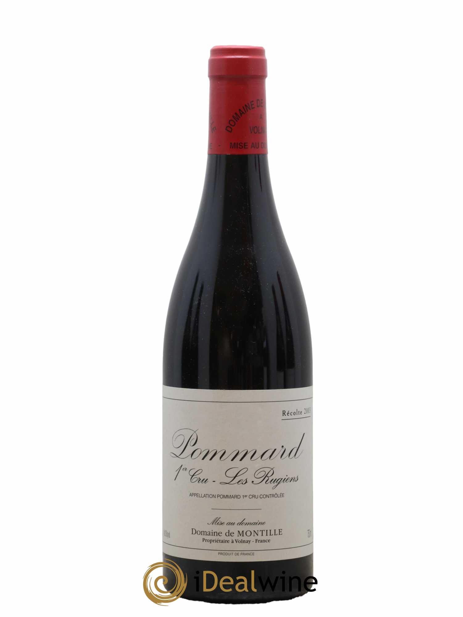 Pommard 1er Cru Les Rugiens De Montille (Domaine) 2003 - Lot de 1 bouteille - 0