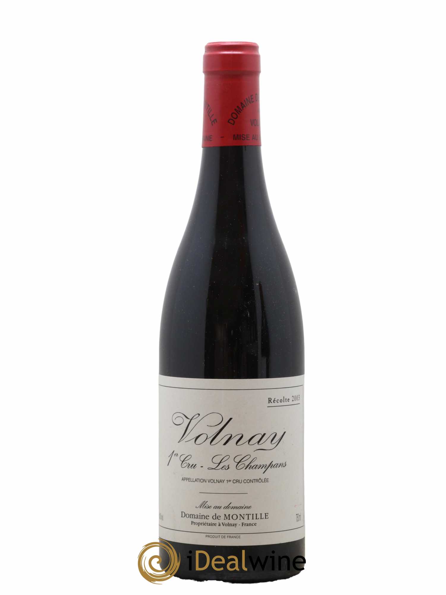Volnay 1er Cru Les Champans De Montille (Domaine) 2003 - Lot de 1 bouteille - 0