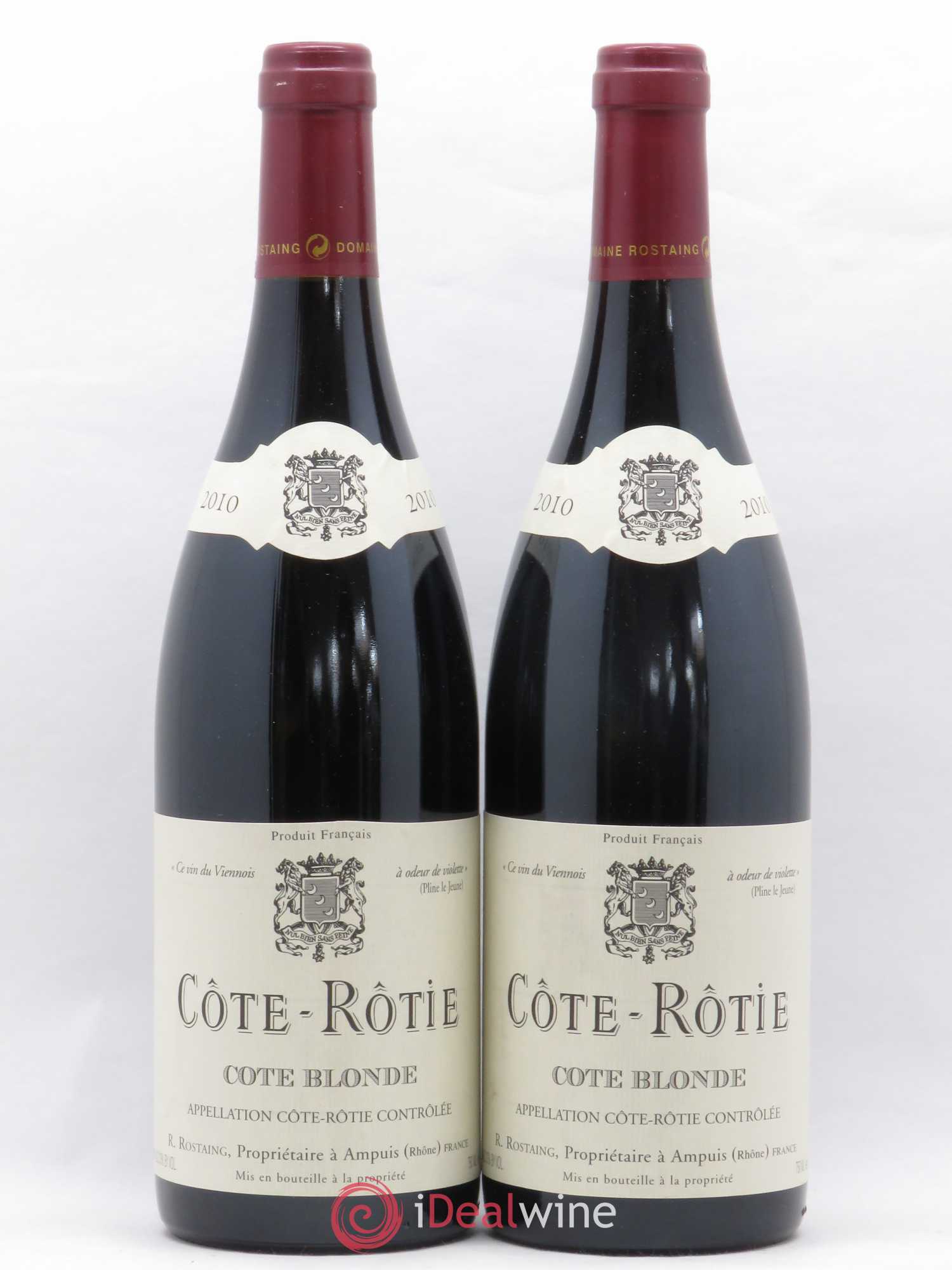 Côte-Rôtie Côte Blonde René Rostaing 2010 - Posten von 2 Flaschen - 0
