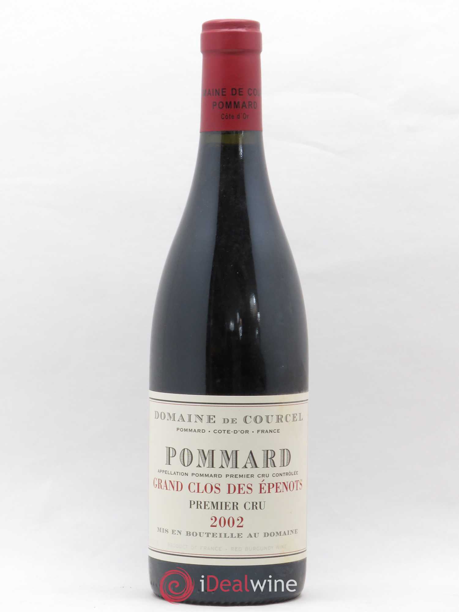 Pommard 1er Cru Grands Clos des Epenots Domaine de Courcel 2002 - Posten von 1 Flasche - 0