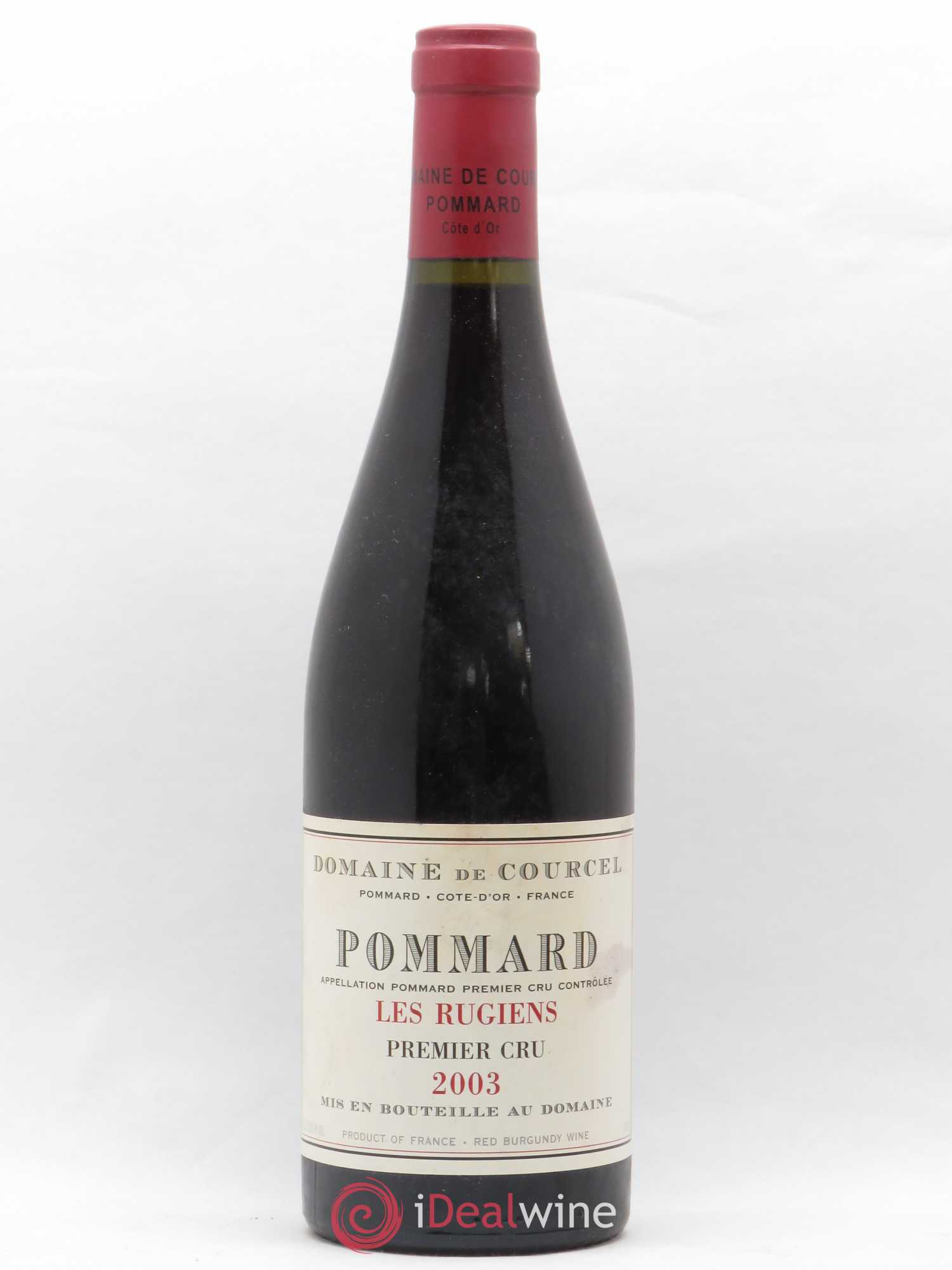 Pommard 1er Cru Les Rugiens de Courcel (Domaine) 2003 - Lot de 1 bouteille - 0