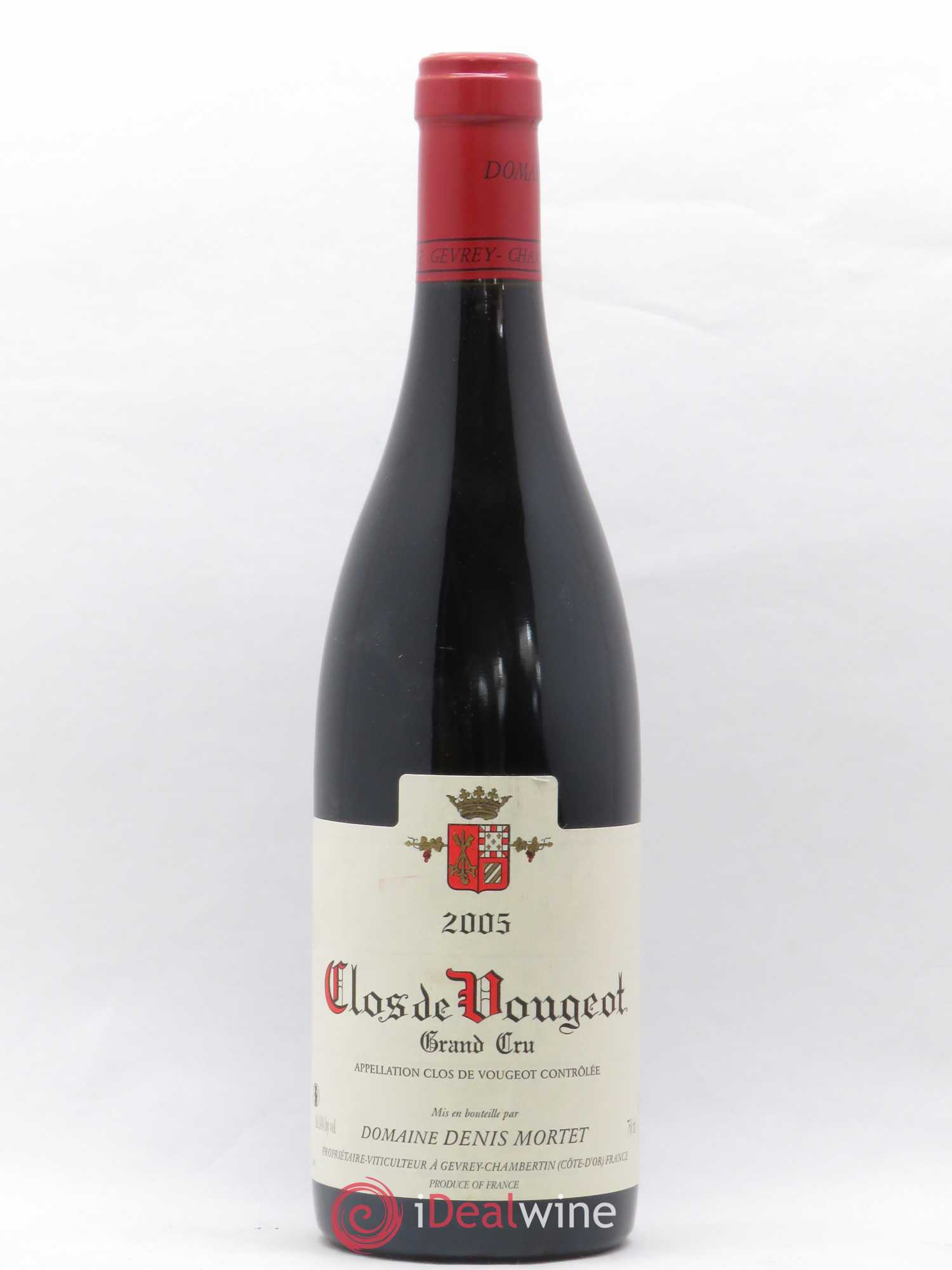 Clos de Vougeot Grand Cru Denis Mortet (Domaine) 2005 - Lot de 1 bouteille - 0