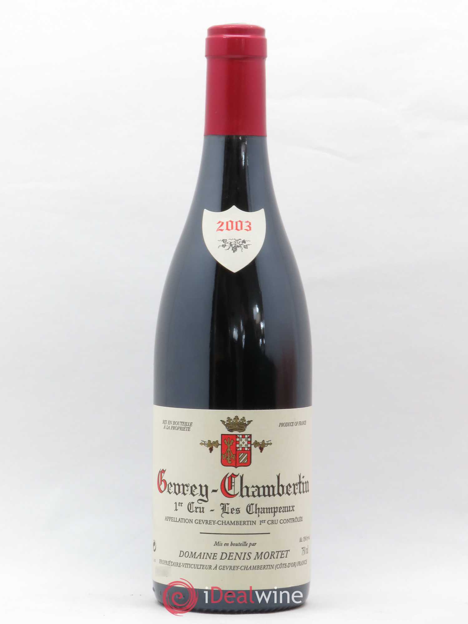 Gevrey-Chambertin 1er Cru Les Champeaux Denis Mortet (Domaine) 2003 - Lot de 1 bouteille - 0