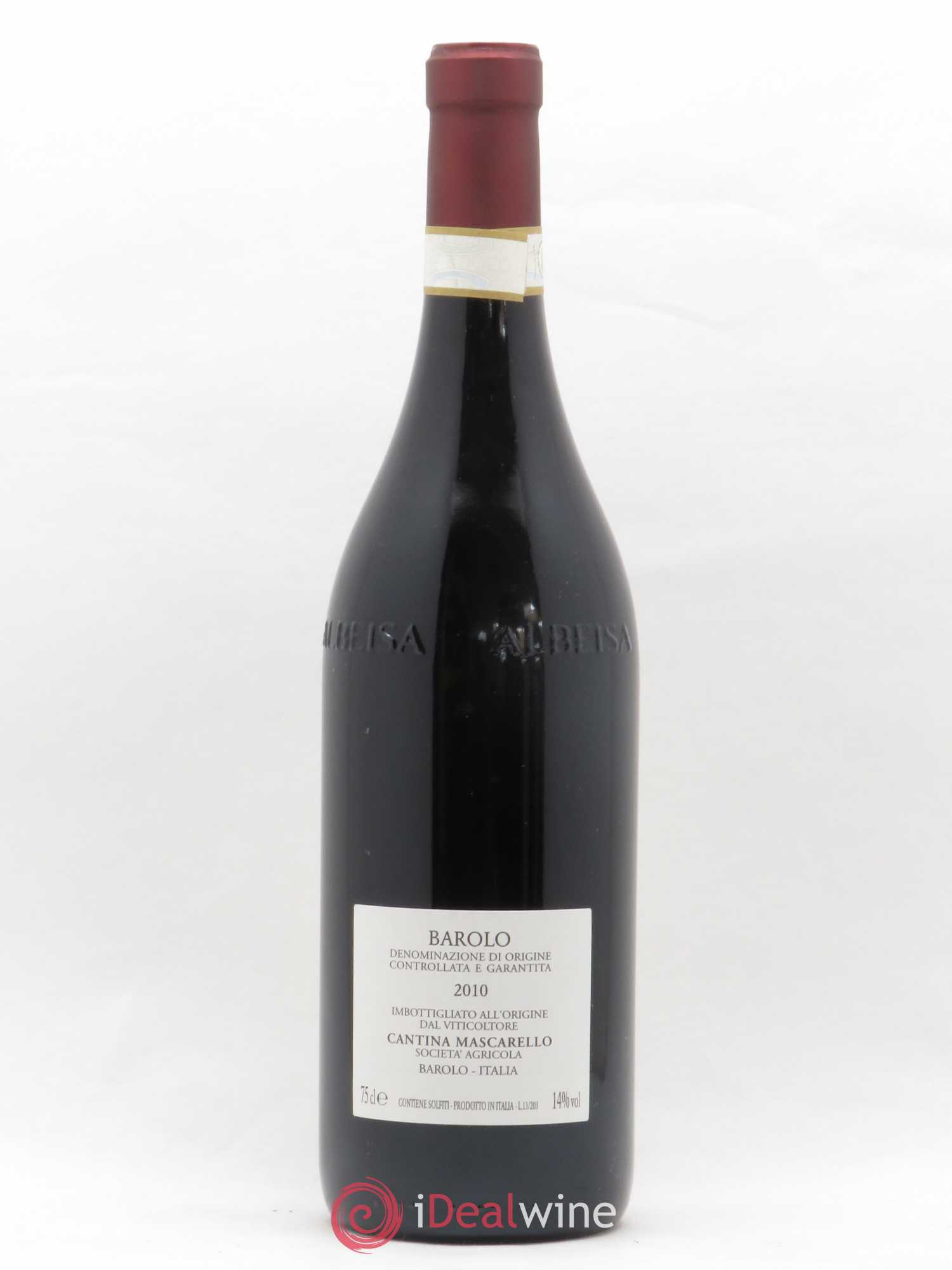 Barolo DOCG Bartolo Mascarello 2010 - Lot de 1 bouteille - 1