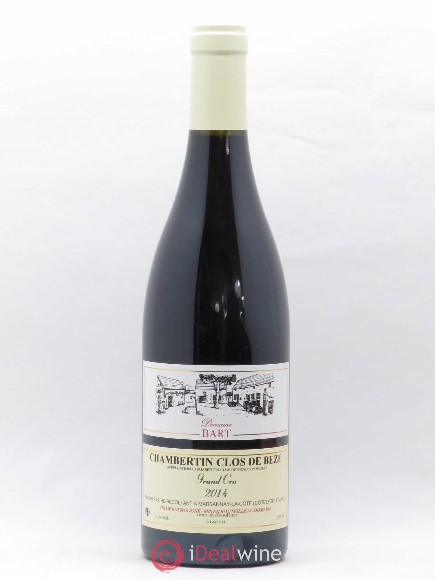 Chambertin Clos de Bèze Grand Cru Domaine Bart 2014 - Posten von 1 Flasche - 0