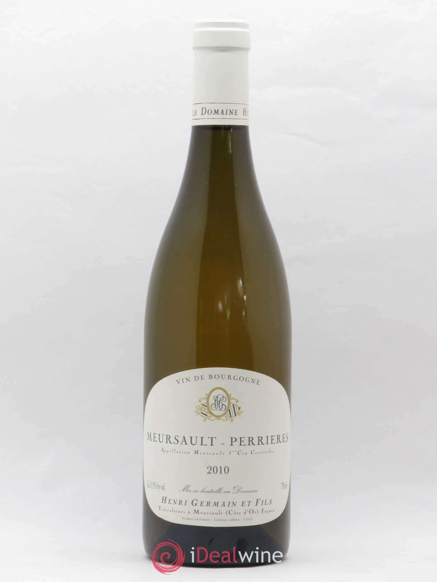 Meursault 1er Cru Perrières Henri Germain 2010 - Lot de 1 bouteille - 0