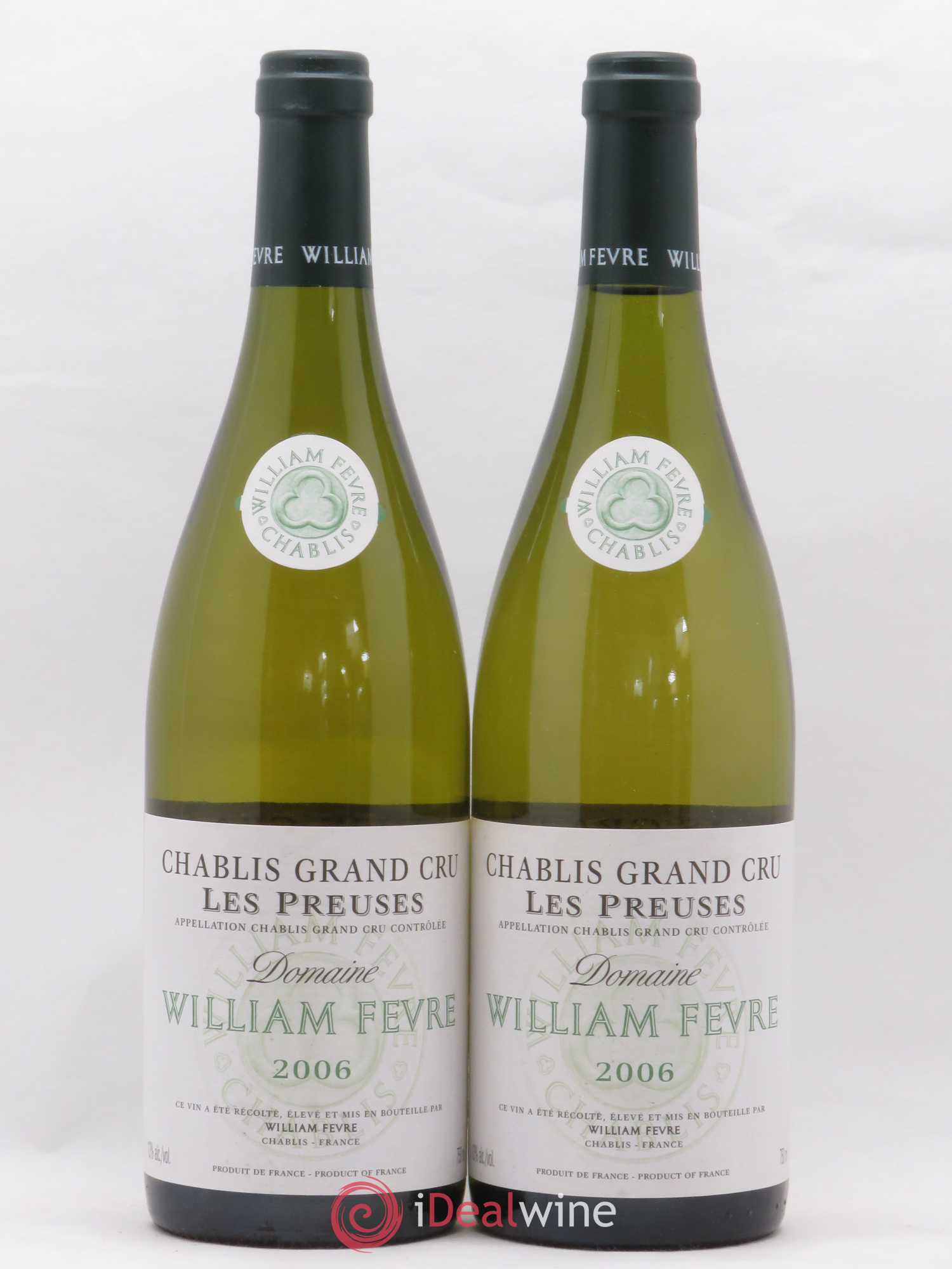 Chablis Grand Cru les Preuses William Fèvre 2006 - Lot de 2 bouteilles - 0