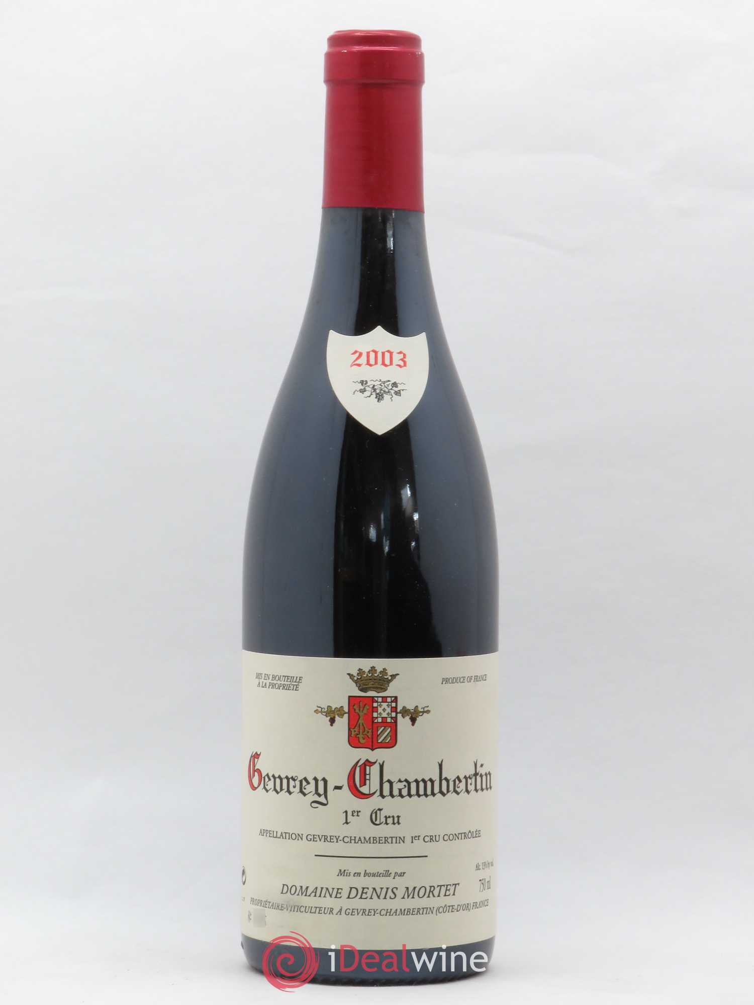 Gevrey-Chambertin 1er Cru Denis Mortet (Domaine) 2003 - Lot de 1 bouteille - 0