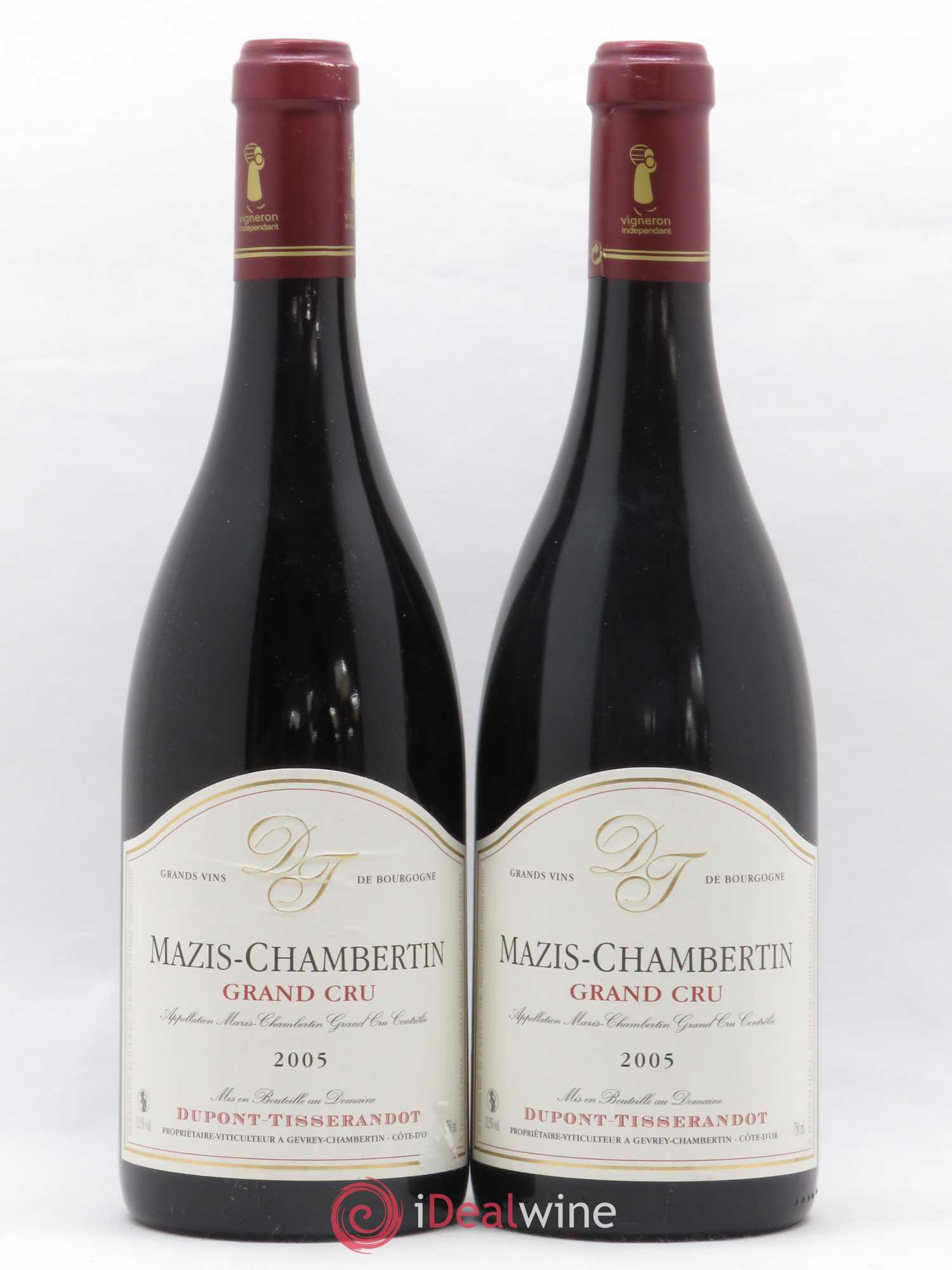 Mazis-Chambertin Grand Cru Dupont-Tisserandot (Domaine) 2005 - Lot de 2 bouteilles - 0