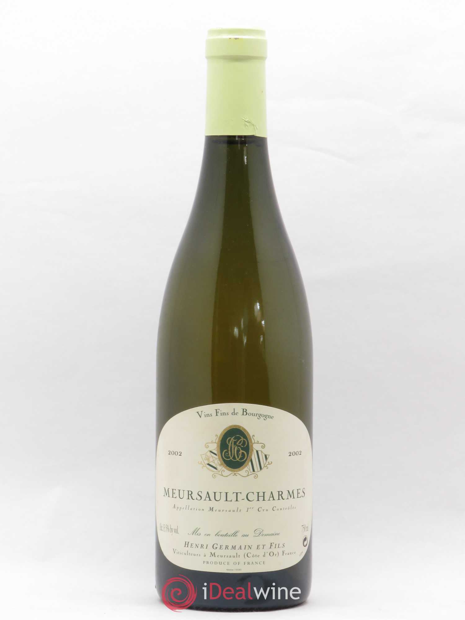 Meursault 1er Cru Charmes Henri Germain 2002 - Lot de 1 bouteille - 0
