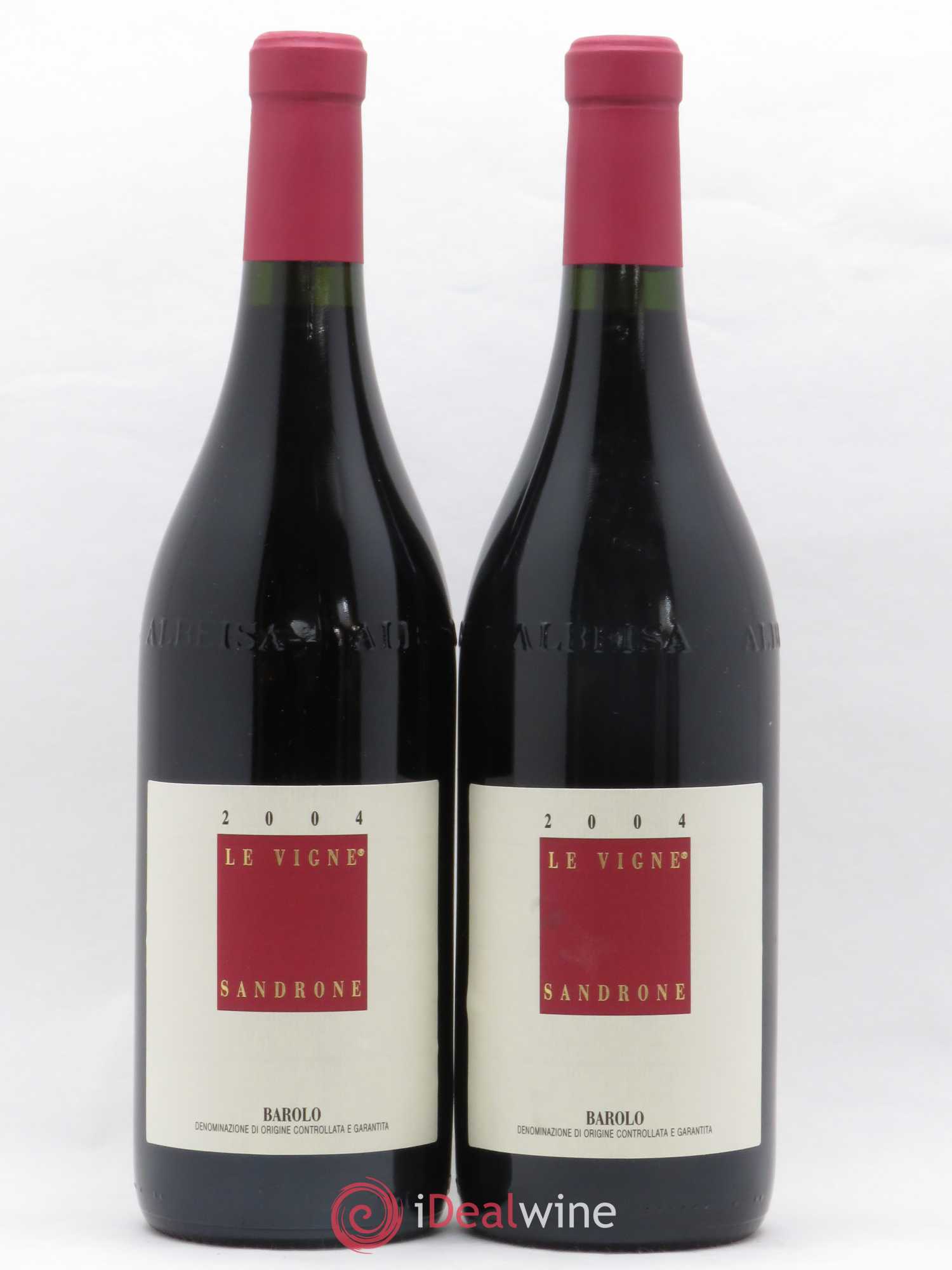 Barolo DOCG Le Vigne Luciano Sandrone 2004 - Lot de 2 bouteilles - 0