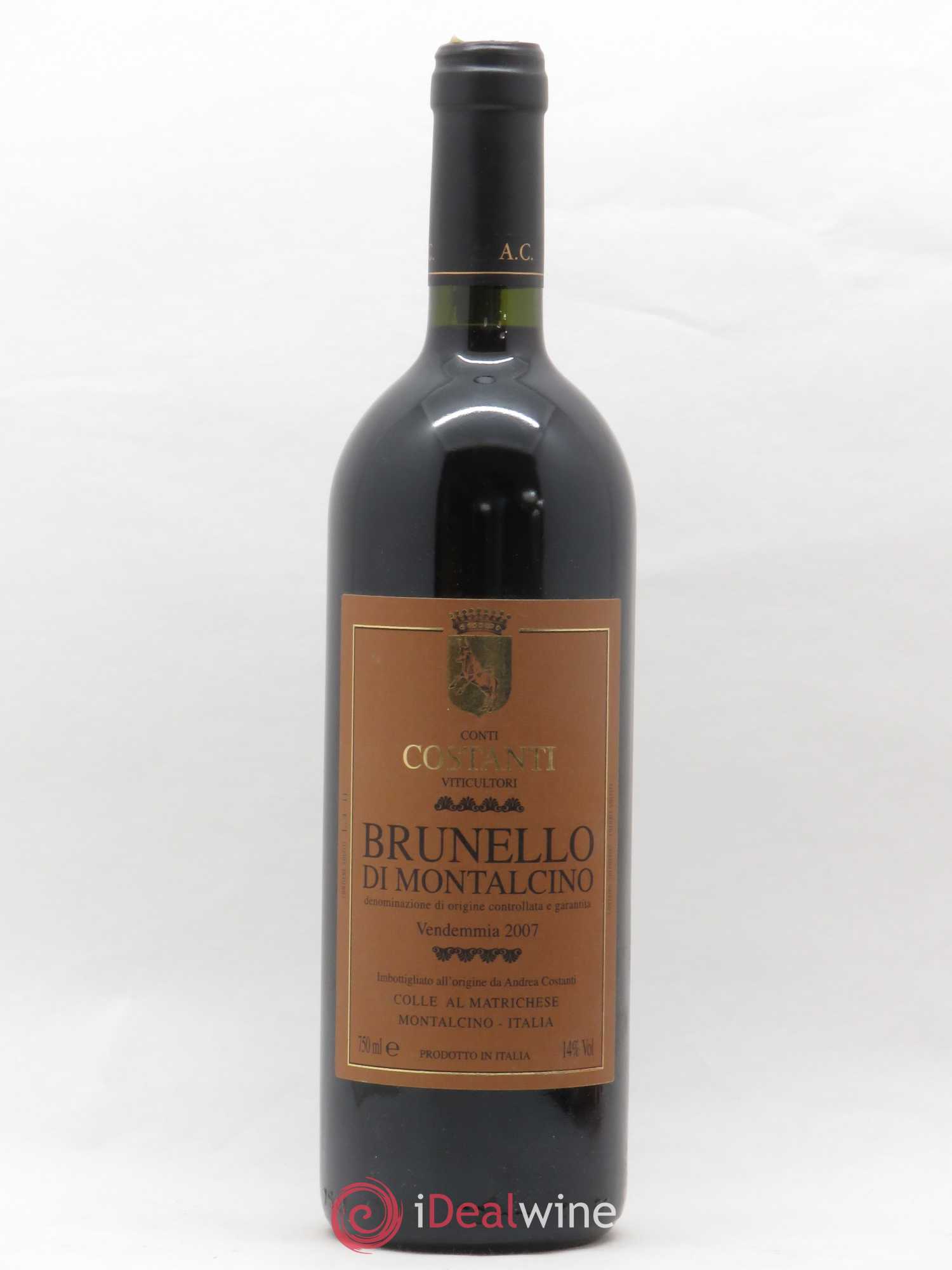 Brunello di Montalcino DOCG Conti Costanti 2007 - Lot de 1 bouteille - 0