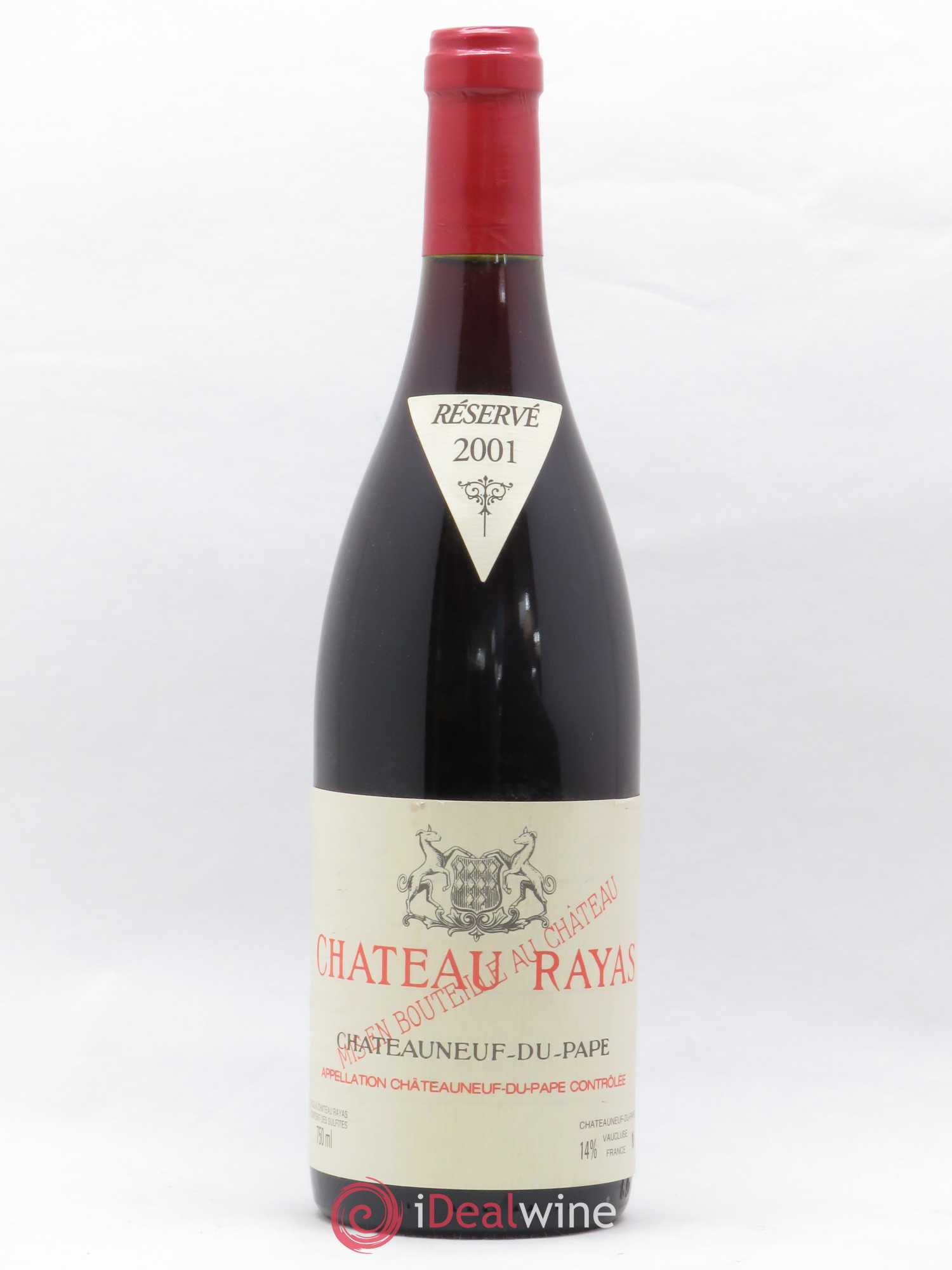Châteauneuf-du-Pape Château Rayas Emmanuel Reynaud 2001 - Lot de 1 bouteille - 0