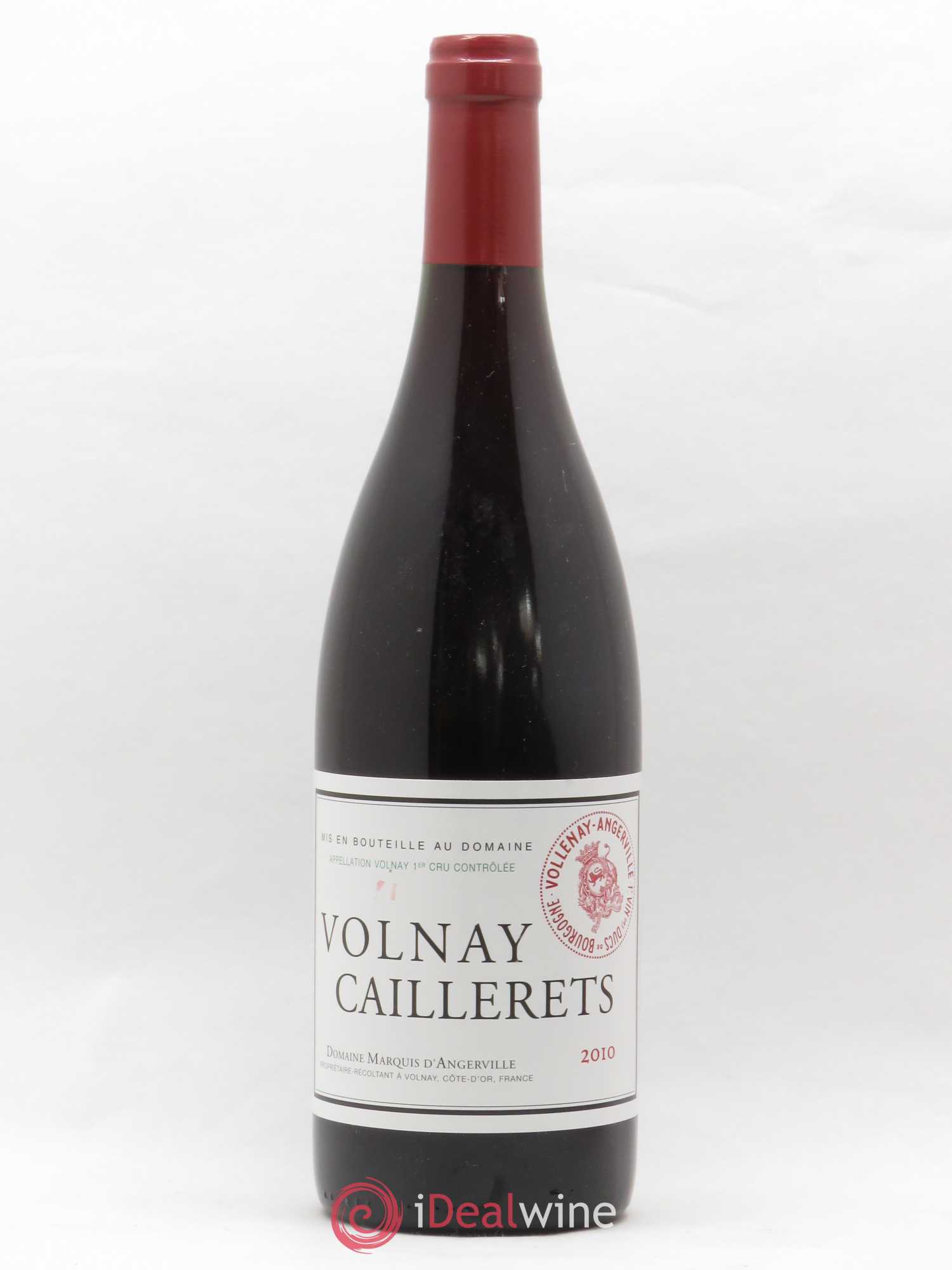Volnay 1er Cru Caillerets Marquis d'Angerville (Domaine) 2010 - Lot de 1 bouteille - 0