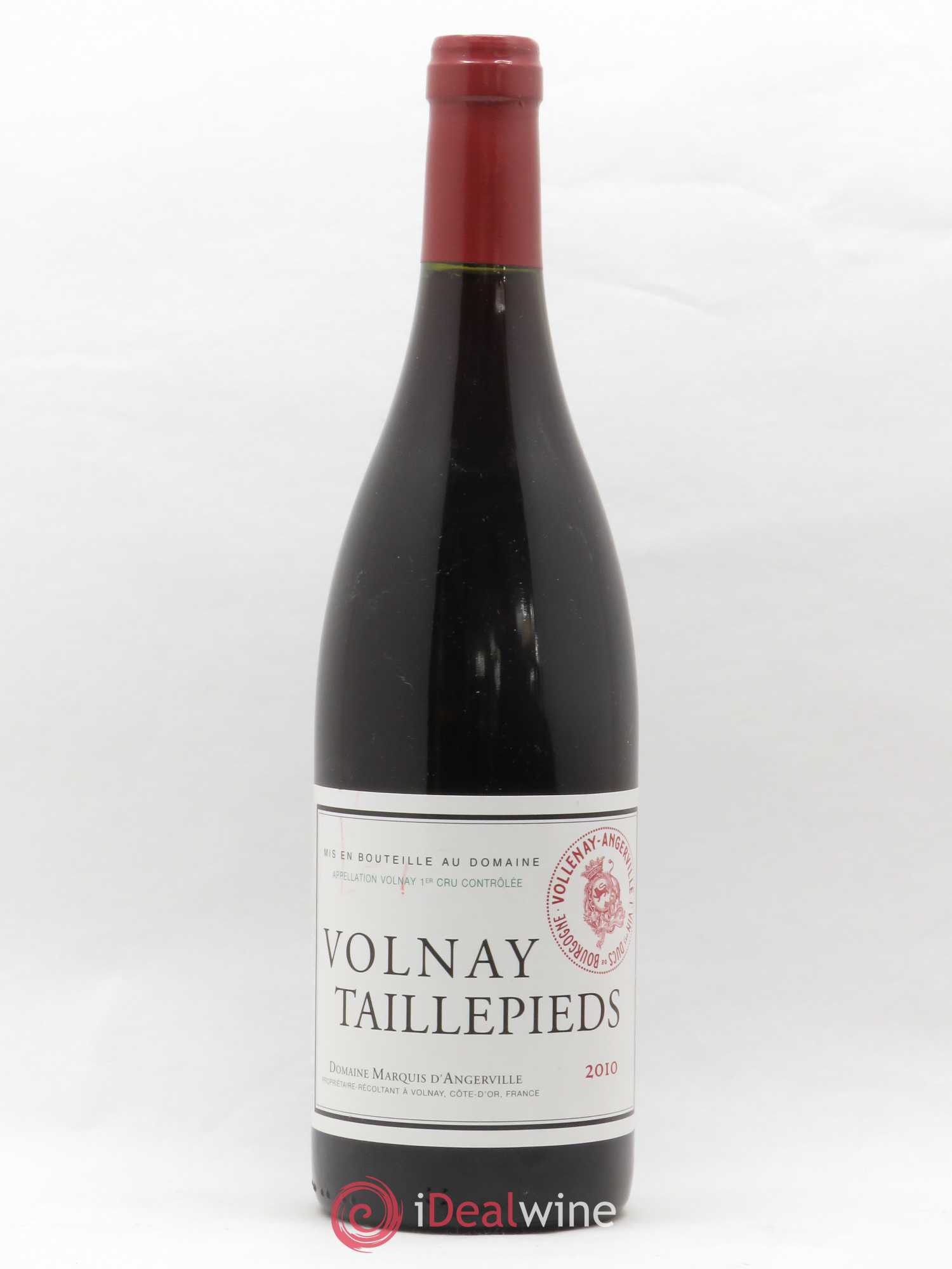 Volnay 1er Cru Taillepieds Marquis d'Angerville (Domaine) 2010 - Lot de 1 bouteille - 0