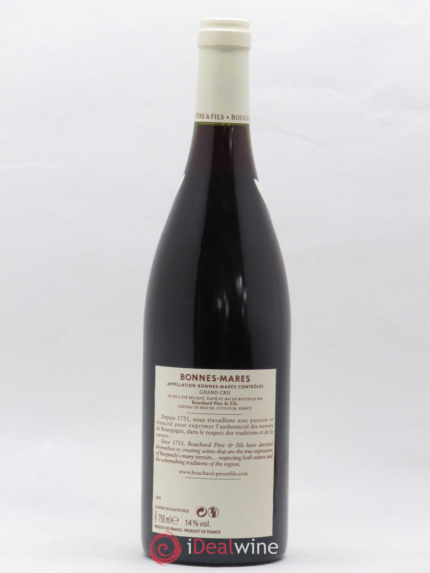 Bonnes-Mares Grand Cru Bouchard Père & Fils 2009 - Lot de 1 bouteille - 1