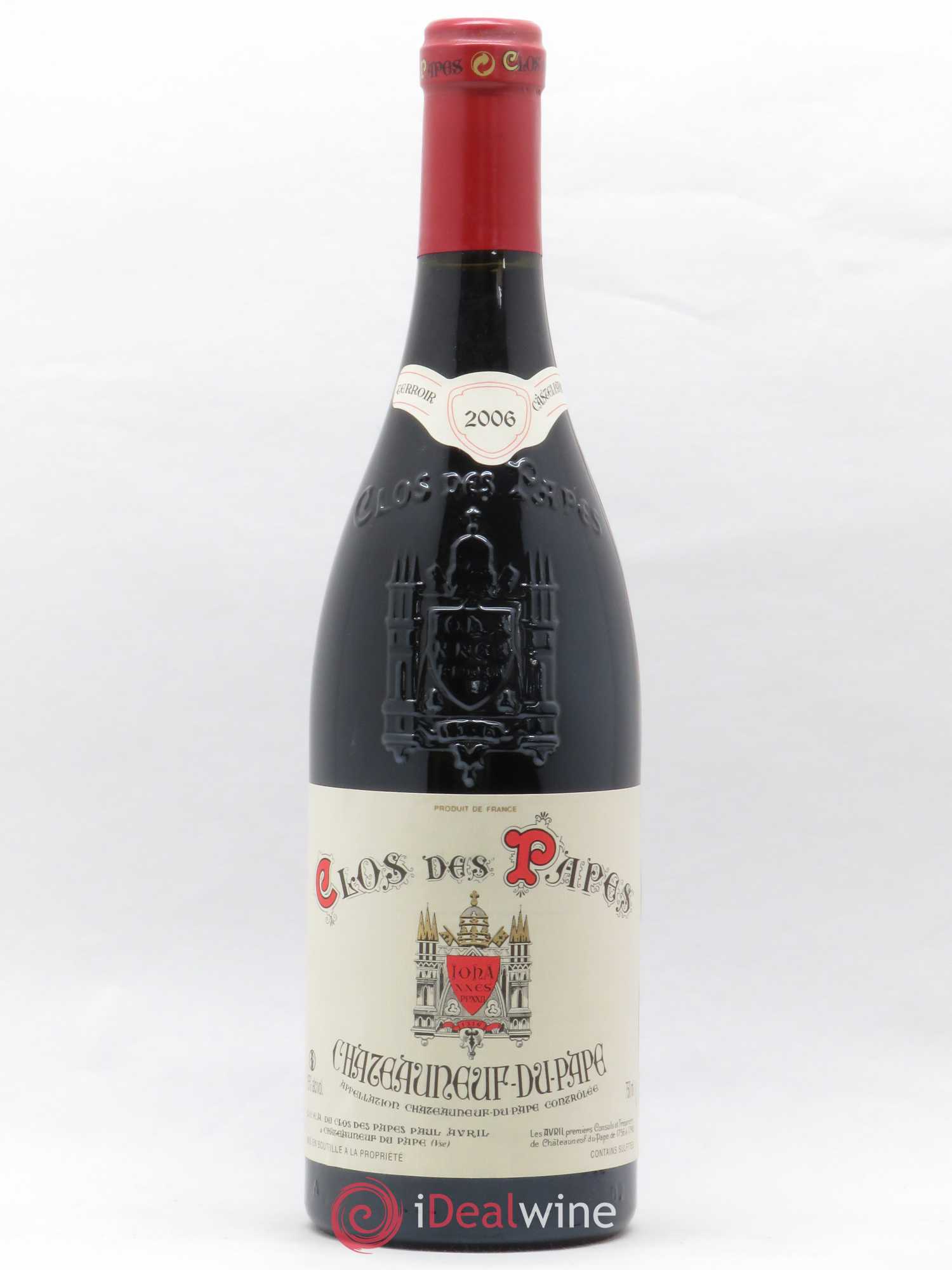 Châteauneuf-du-Pape Clos des Papes - Paul Avril 2006 - Lot de 1 bouteille - 0