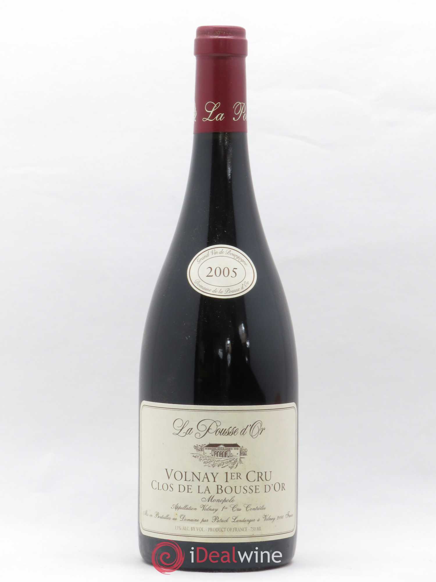 Volnay 1er Cru Clos de la Bousse d'Or La Pousse d'Or (Domaine de) 2005 - Lot de 1 bouteille - 0