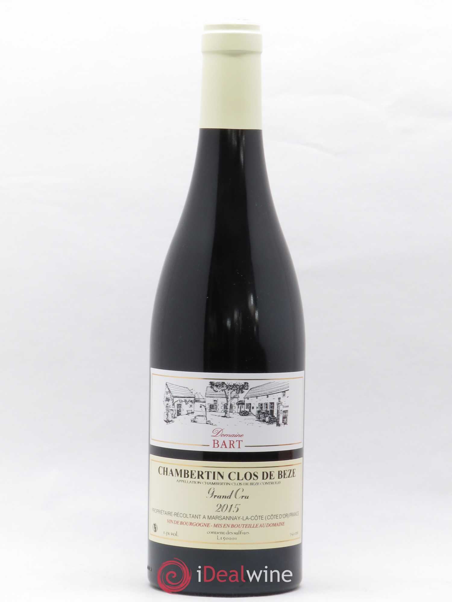Chambertin Clos de Bèze Grand Cru Domaine Bart 2015 - Posten von 1 Flasche - 0