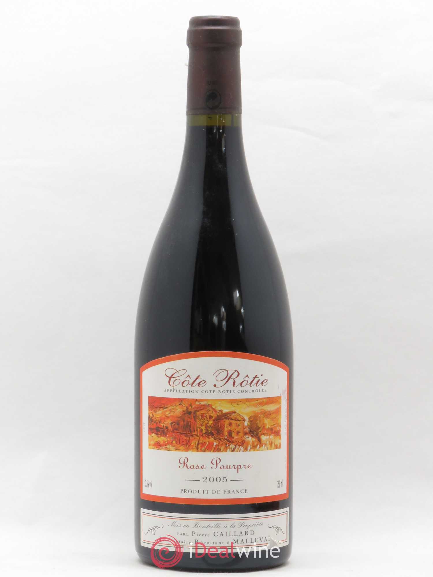 Côte-Rôtie Rose Pourpre Pierre Gaillard 2005 - Lot de 1 bouteille - 0