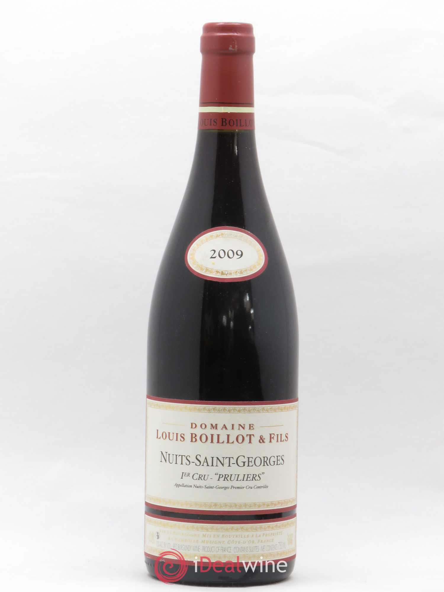 Nuits-Saint-Georges 1er Cru Les Pruliers Louis Boillot 2009 - Posten von 1 Flasche - 0