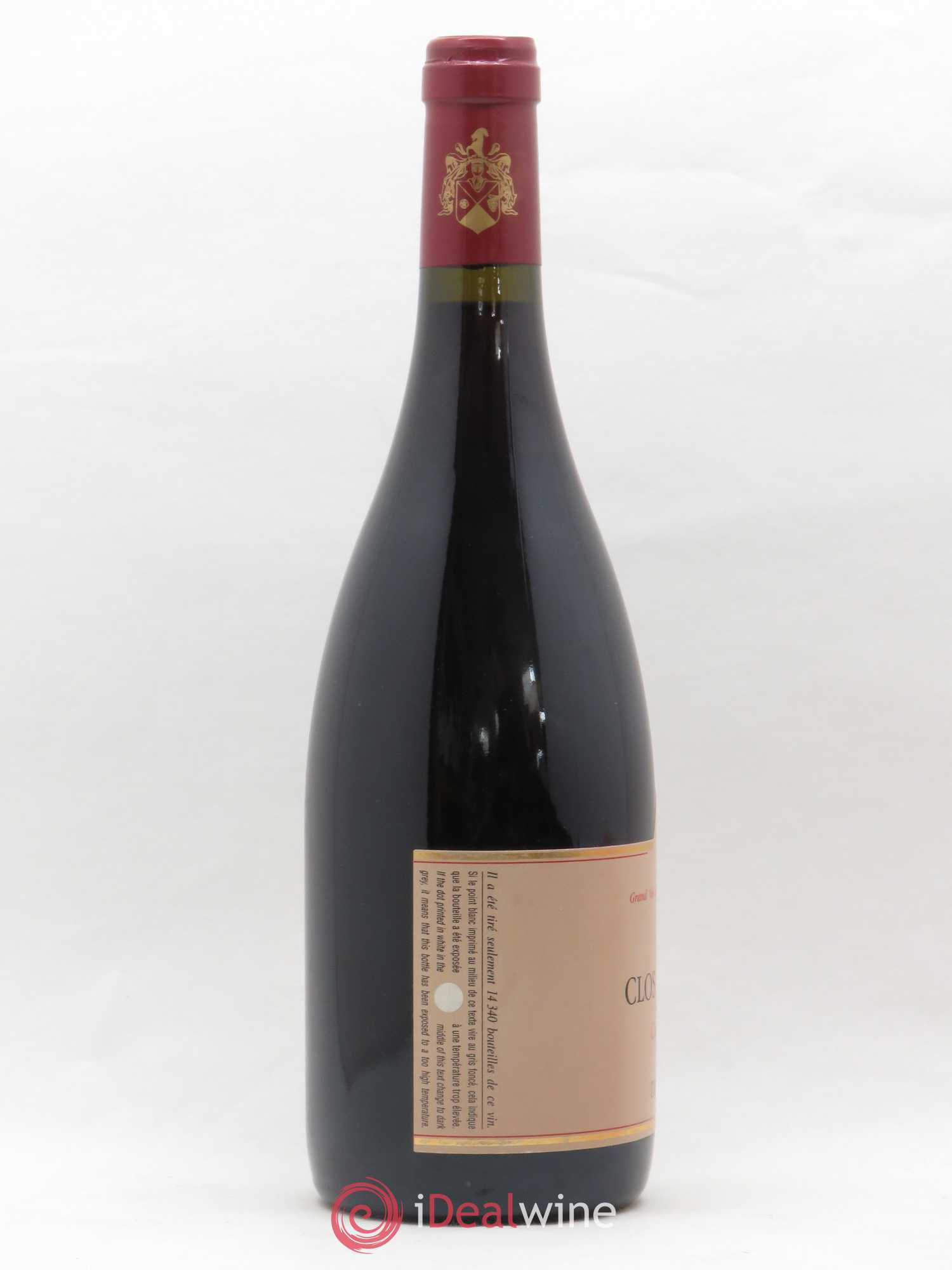Clos de la Roche Grand Cru Vieilles Vignes Ponsot (Domaine) 2001 - Lot de 1 bouteille - 1