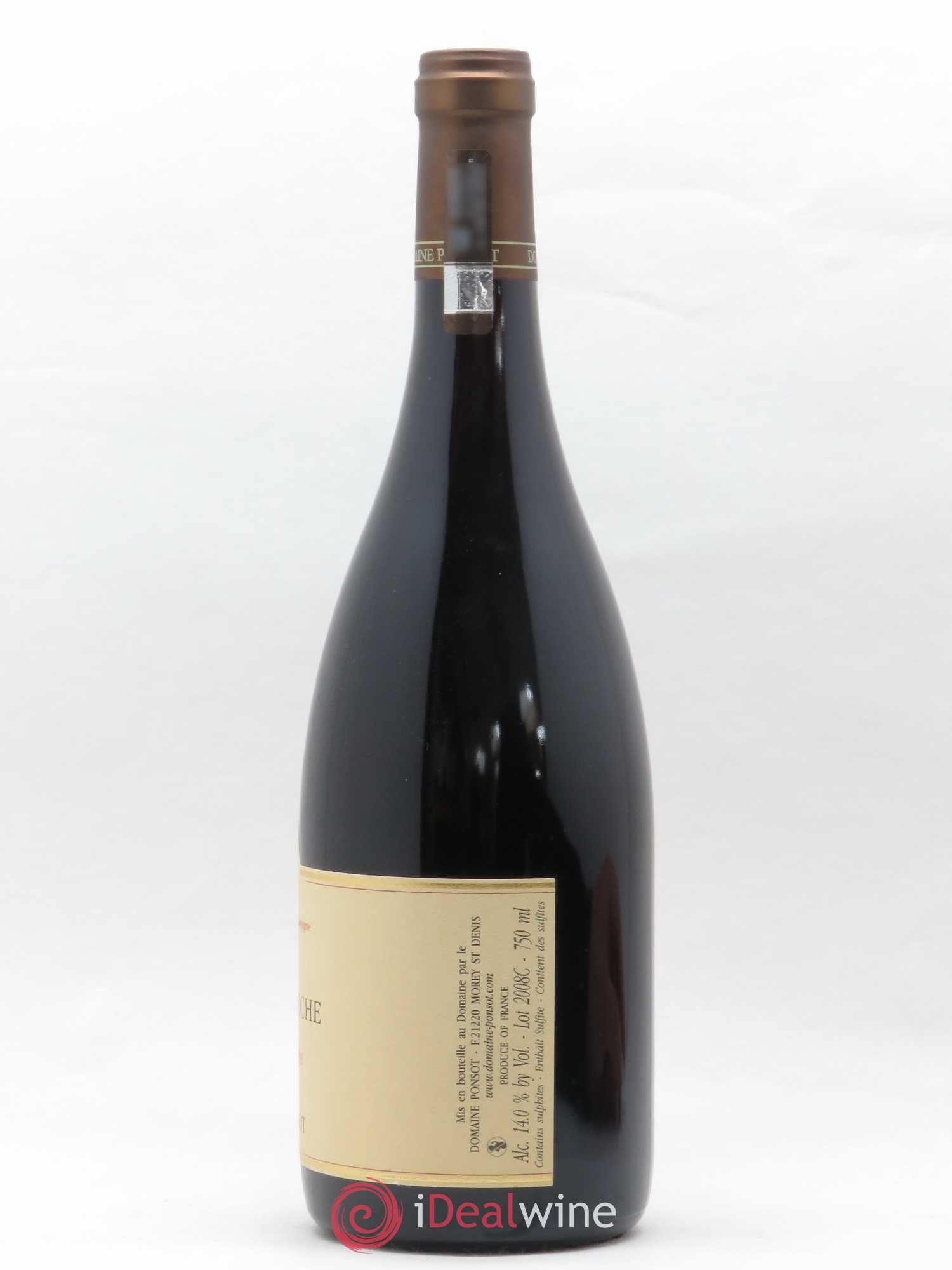 Clos de la Roche Grand Cru Vieilles Vignes Ponsot (Domaine) 2008 - Lot de 1 bouteille - 2