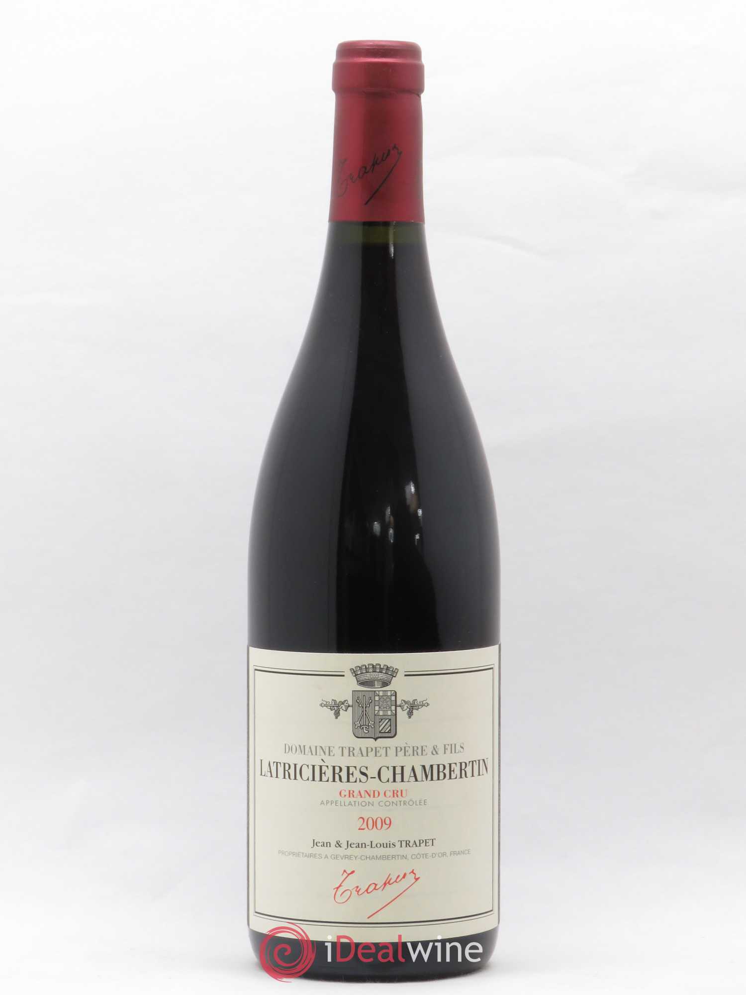 Latricières-Chambertin Grand Cru Domaine Trapet 2009 - Lot de 1 bouteille - 0
