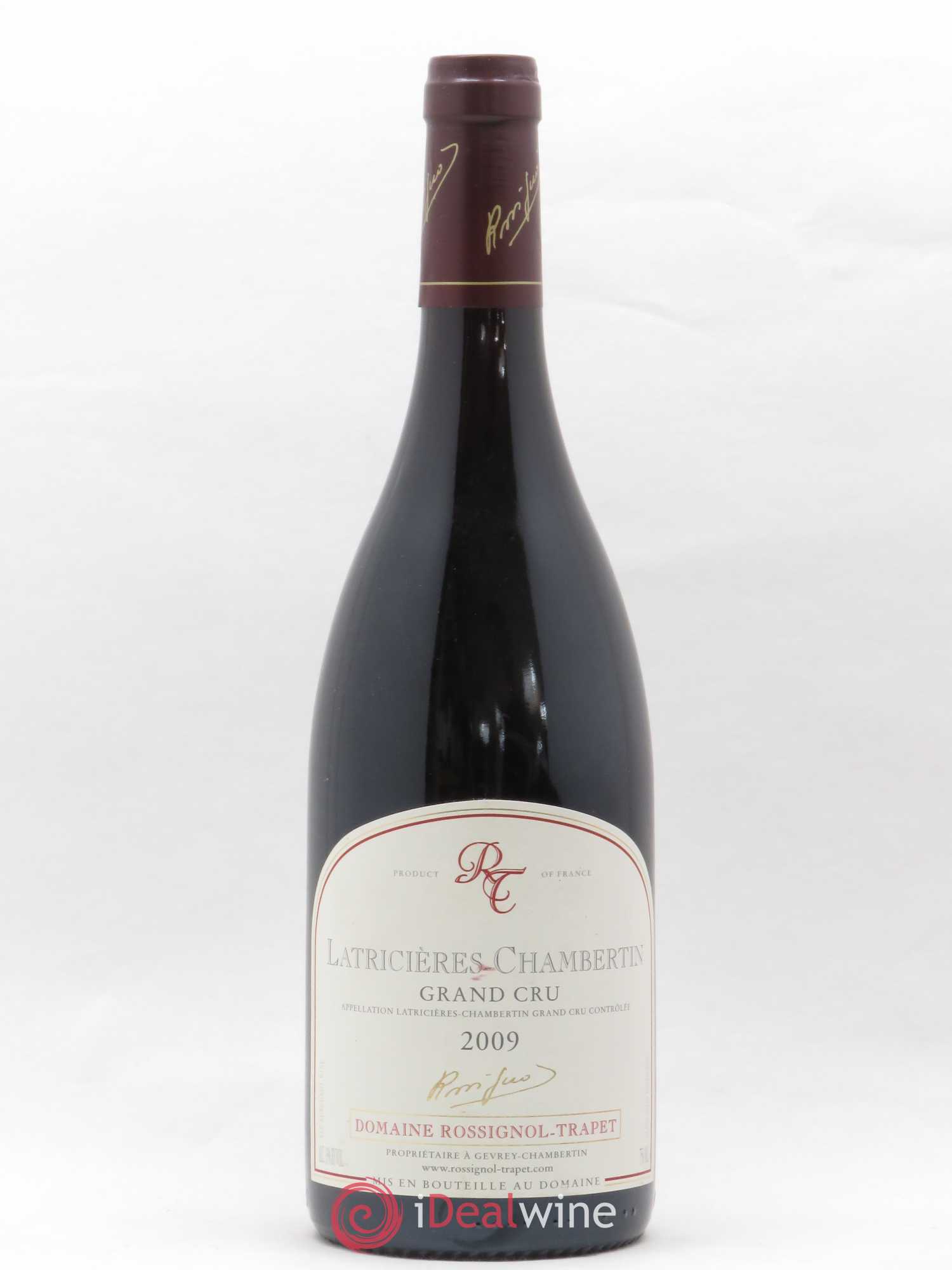 Latricières-Chambertin Grand Cru Rossignol-Trapet (Domaine) 2009 - Lot de 1 bouteille - 0
